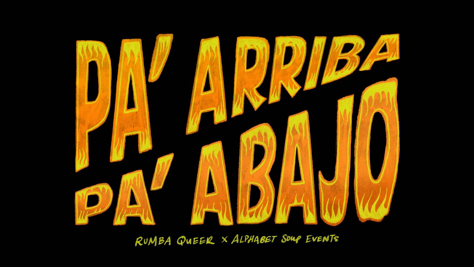 Pa' Arriba Pa' Abajo: Rumba Queer X Alphabet Soup Cover