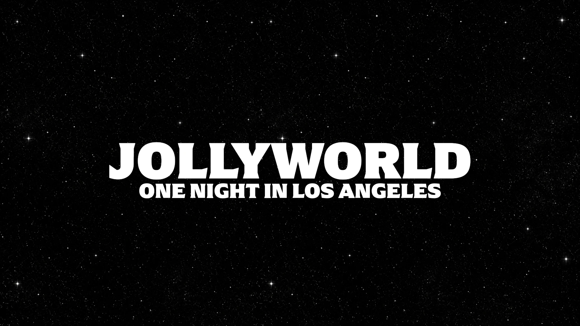 Jollyworld: One Night In Los Angeles Cover