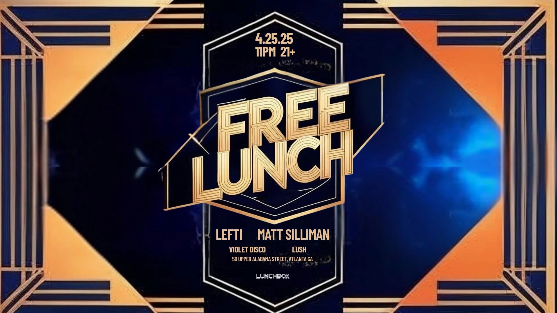 Free Lunch 4/25/2025 Free W Rsvp Cover
