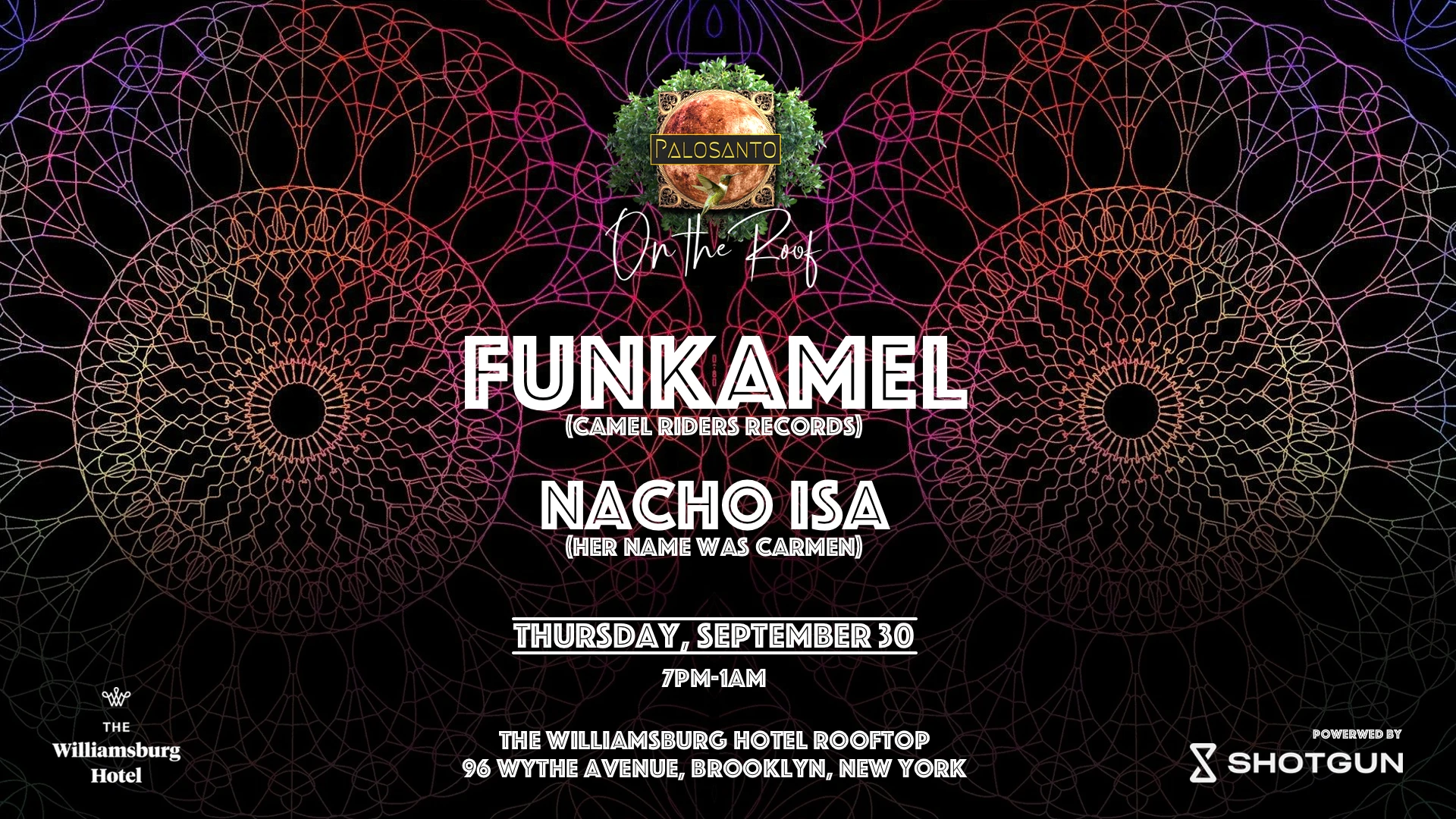Palosanto On The Roof W/ Funkamel, Nacho Isa Cover