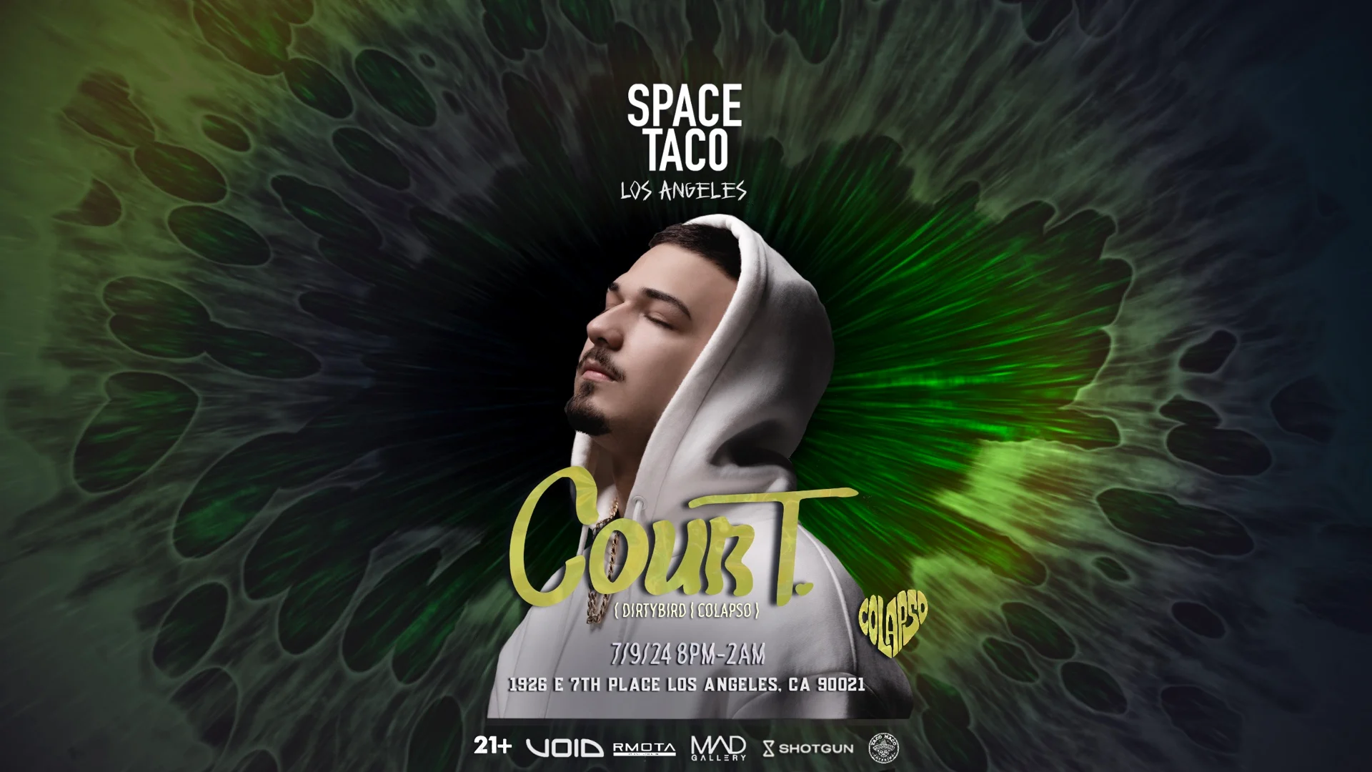 Space Taco Los Angeles W Cour T (Dirtybird | Colapso) Brazil Cover