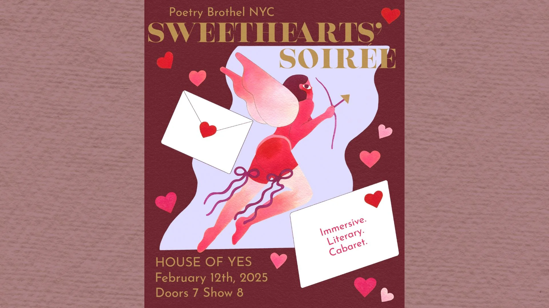 The Poetry Brothel Nyc: Sweetheart Soirée Cover