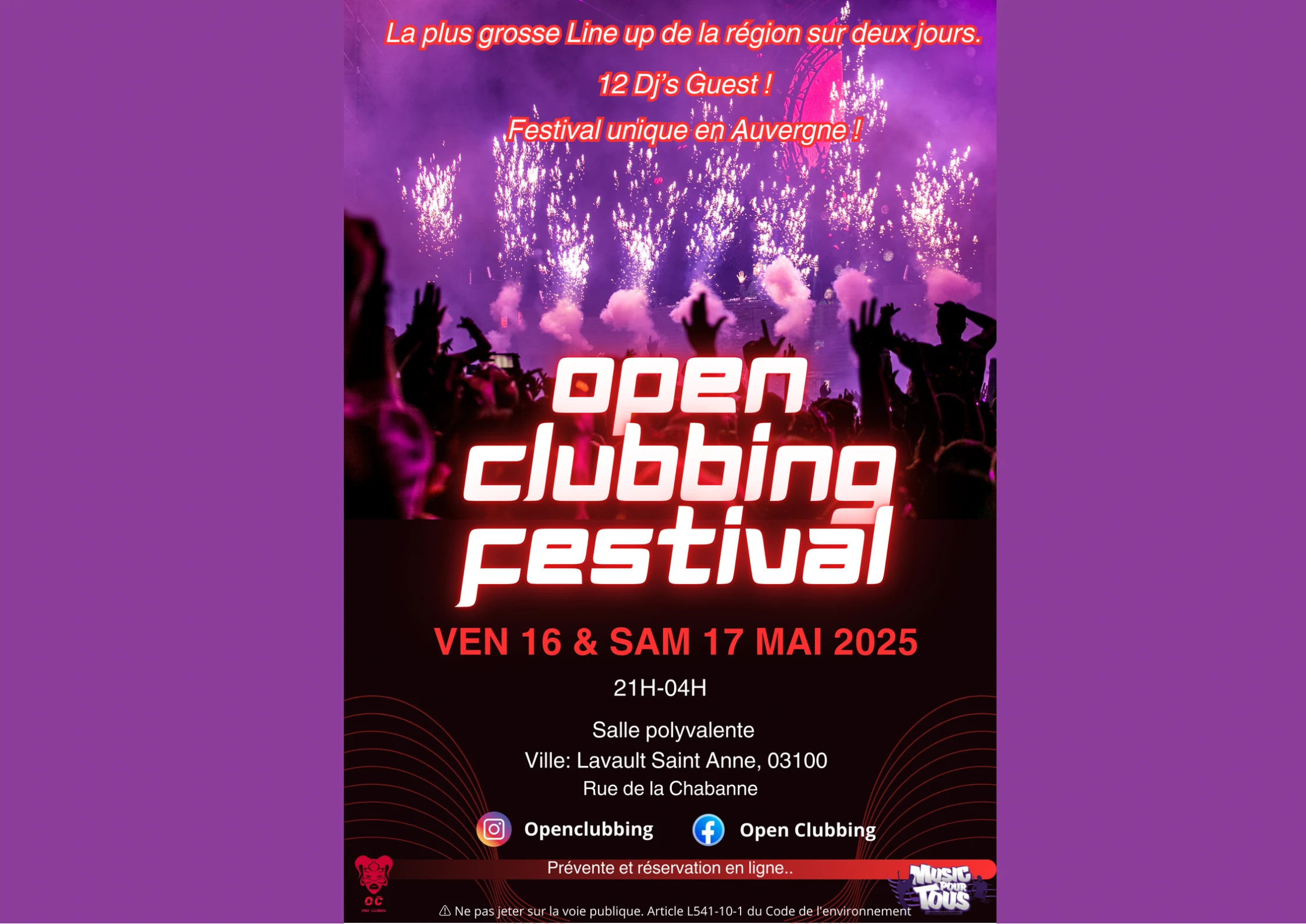Open Clubbing Festival Cover
