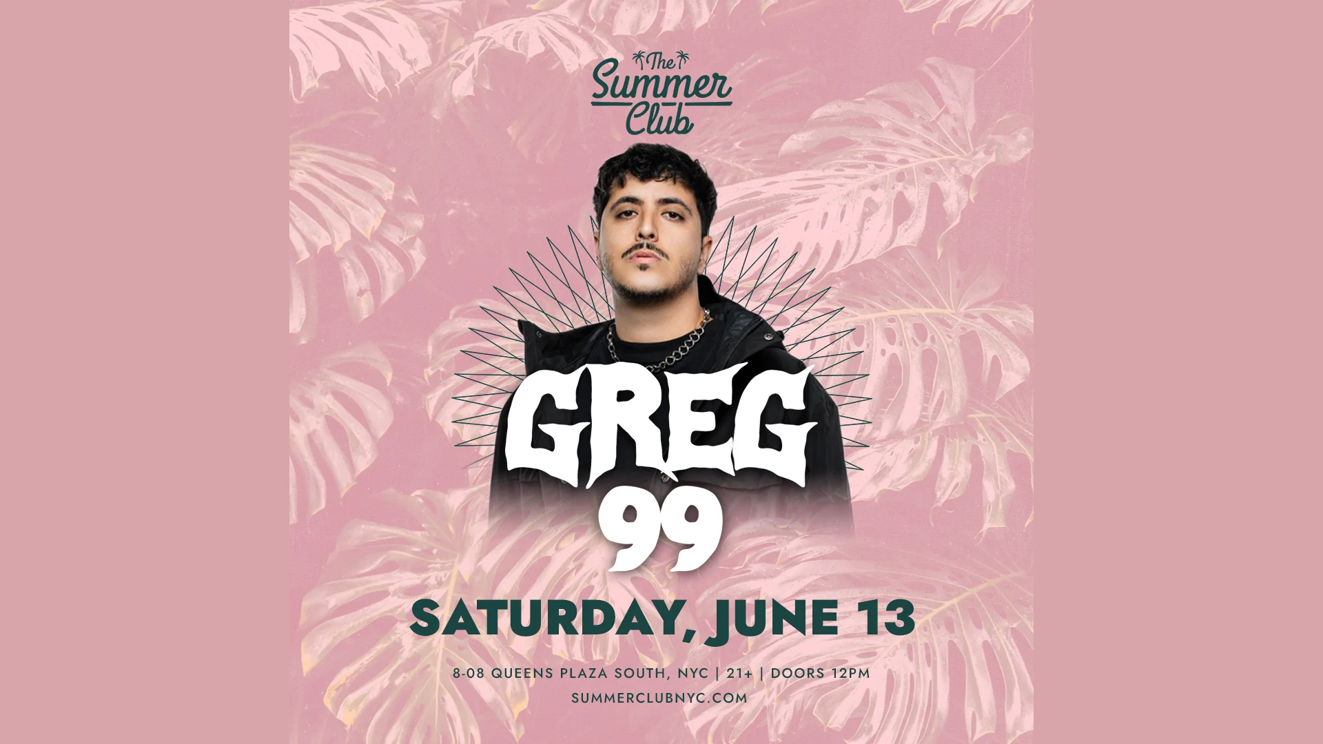 Greg 99 @ The Summer Club Cover