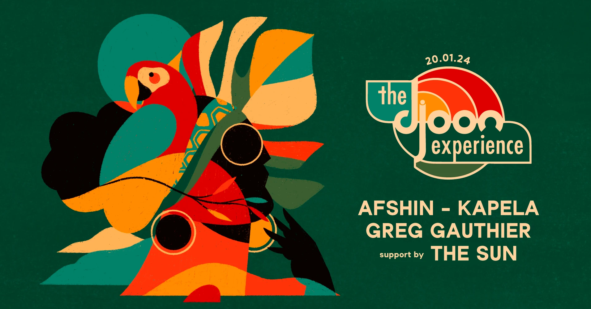 The Djoon Experience: Kapela, Greg Gauthier, Afshin, The Sun Cover