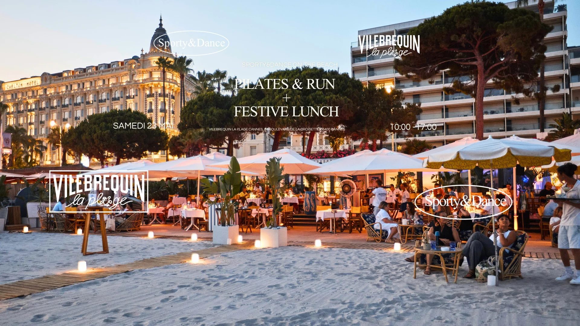 Sporty&Dance On The Beach / Vilebrequin Plage / Cannes Cover