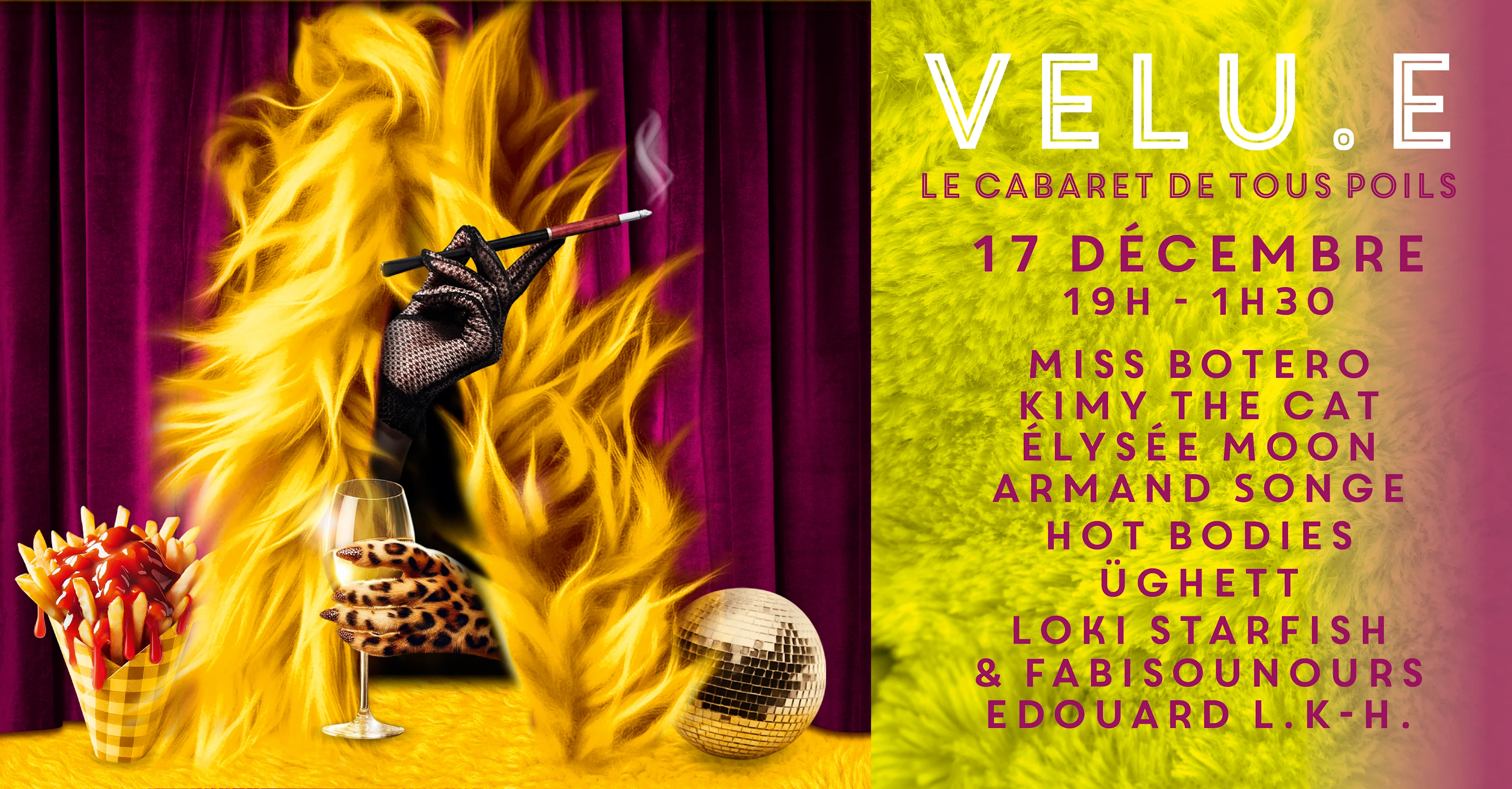 Velu.E - Cabaret & Afterwork - Le Cirque Électrique Cover