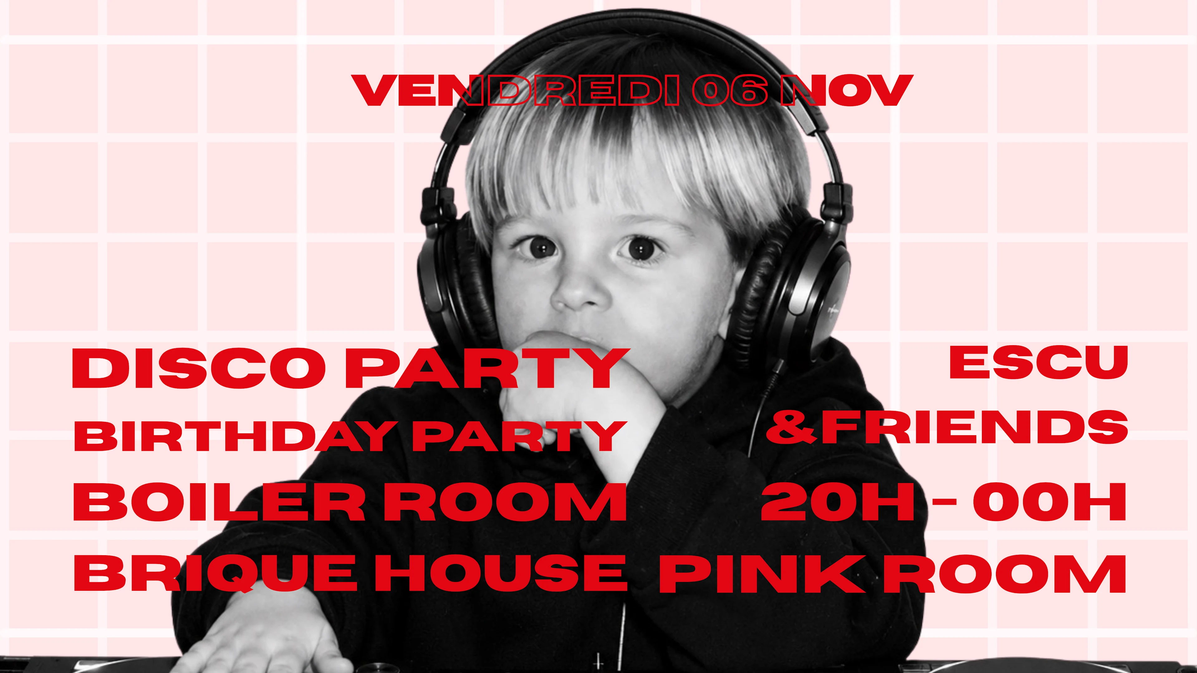 Escu Birthday X Brique House Cover