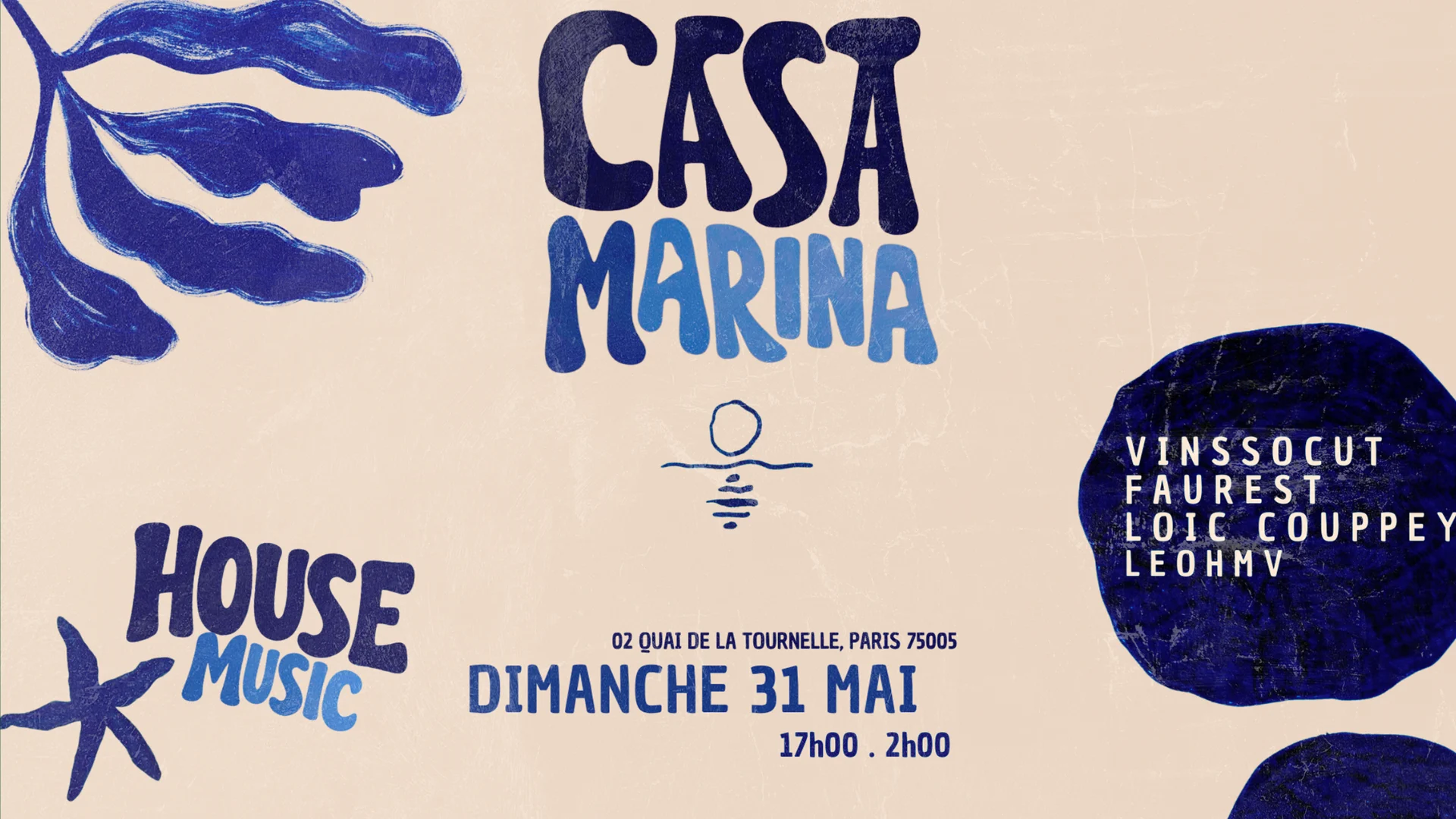 Casa Marina - Péniche - House Party Cover