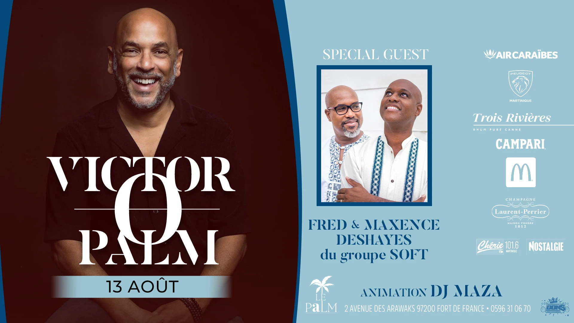 Victor O Palm Ft. Fred & Maxence Deshayes Du Groupe Soft Cover