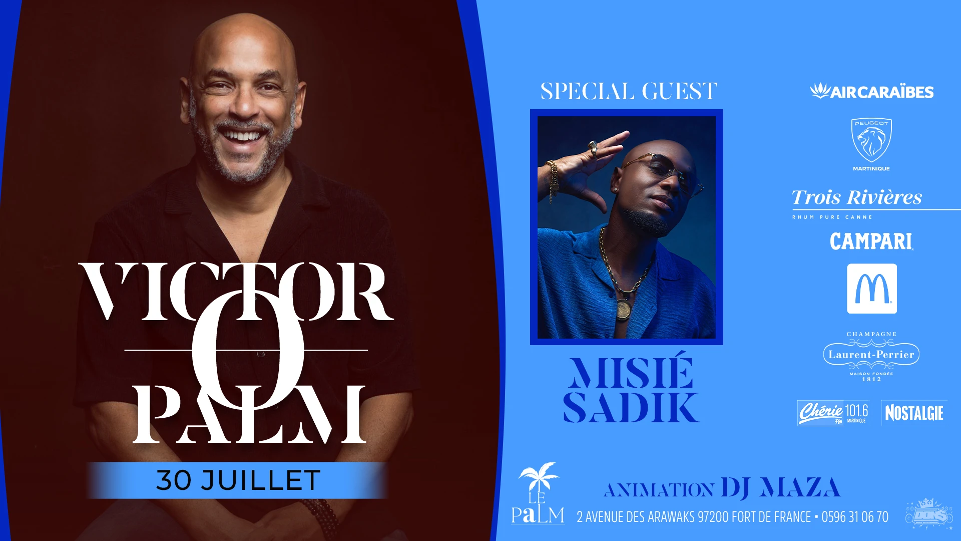 Victor O Palm Special Guest Misie Sadik Cover