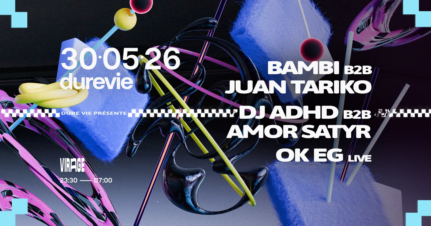 Dure Vie : Dj Adhd, Amor Satyr, Ok Eg, Bambi, Juan Tariko Cover