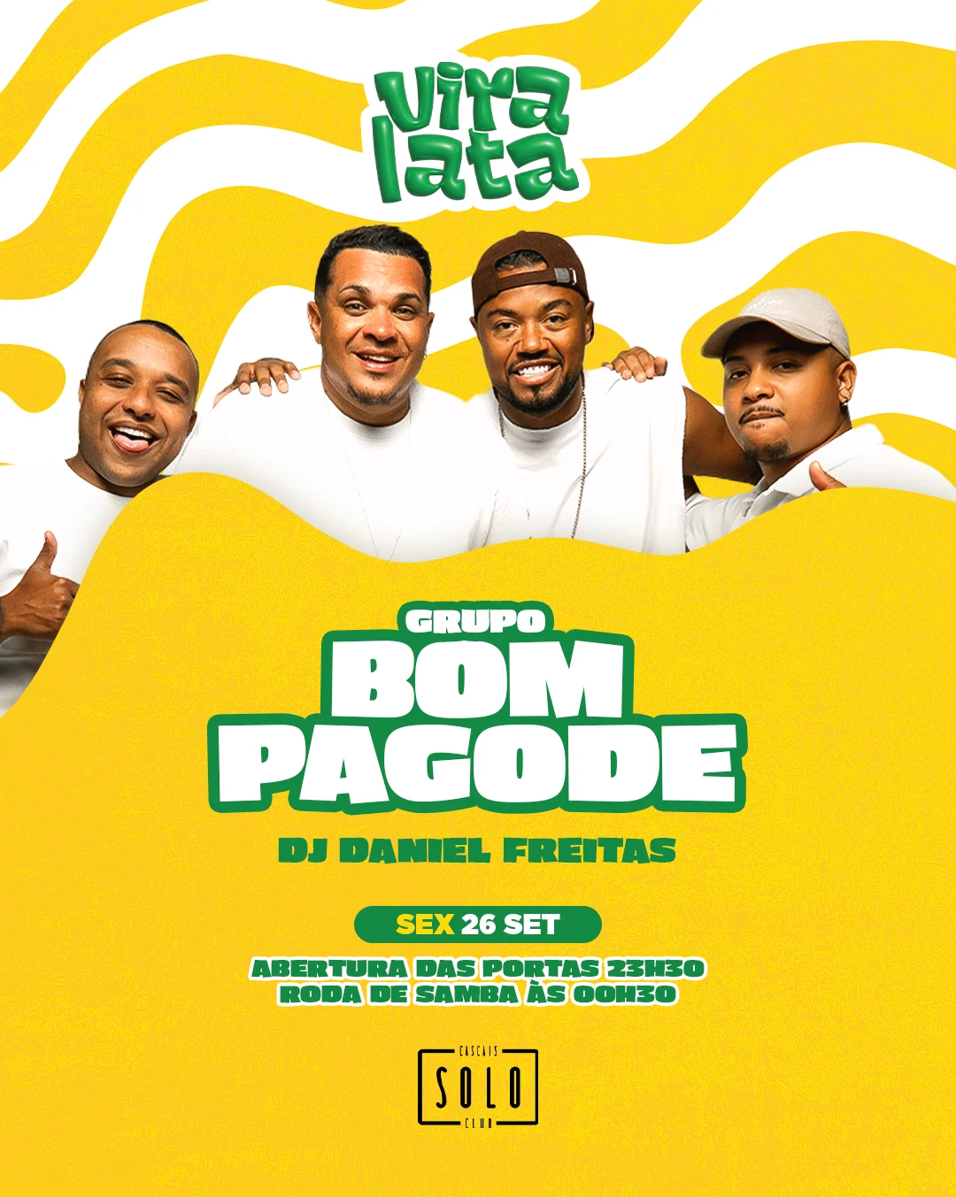 Vira-Lata Com Grupo Bom Pagode - 26 Setembro Sexta-Feira Cover