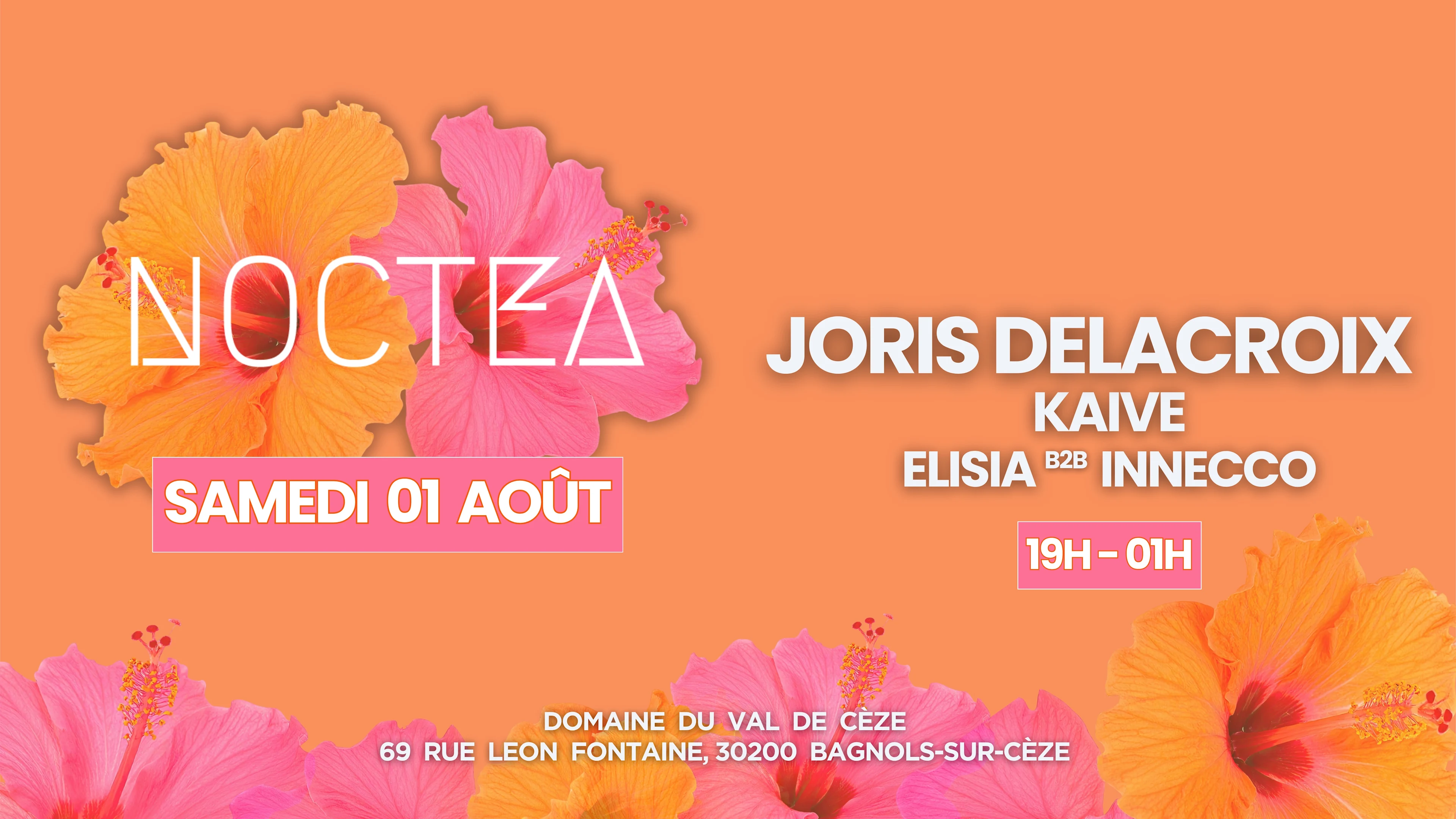 Noctea - Samedi 01 Août Cover