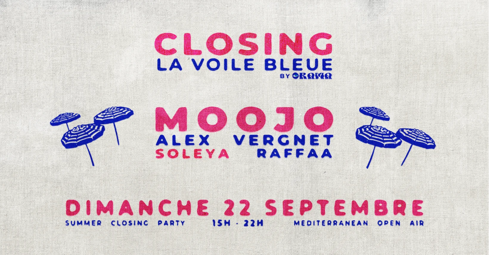 La Voile Bleue X Orama - The End Of Summer Cover