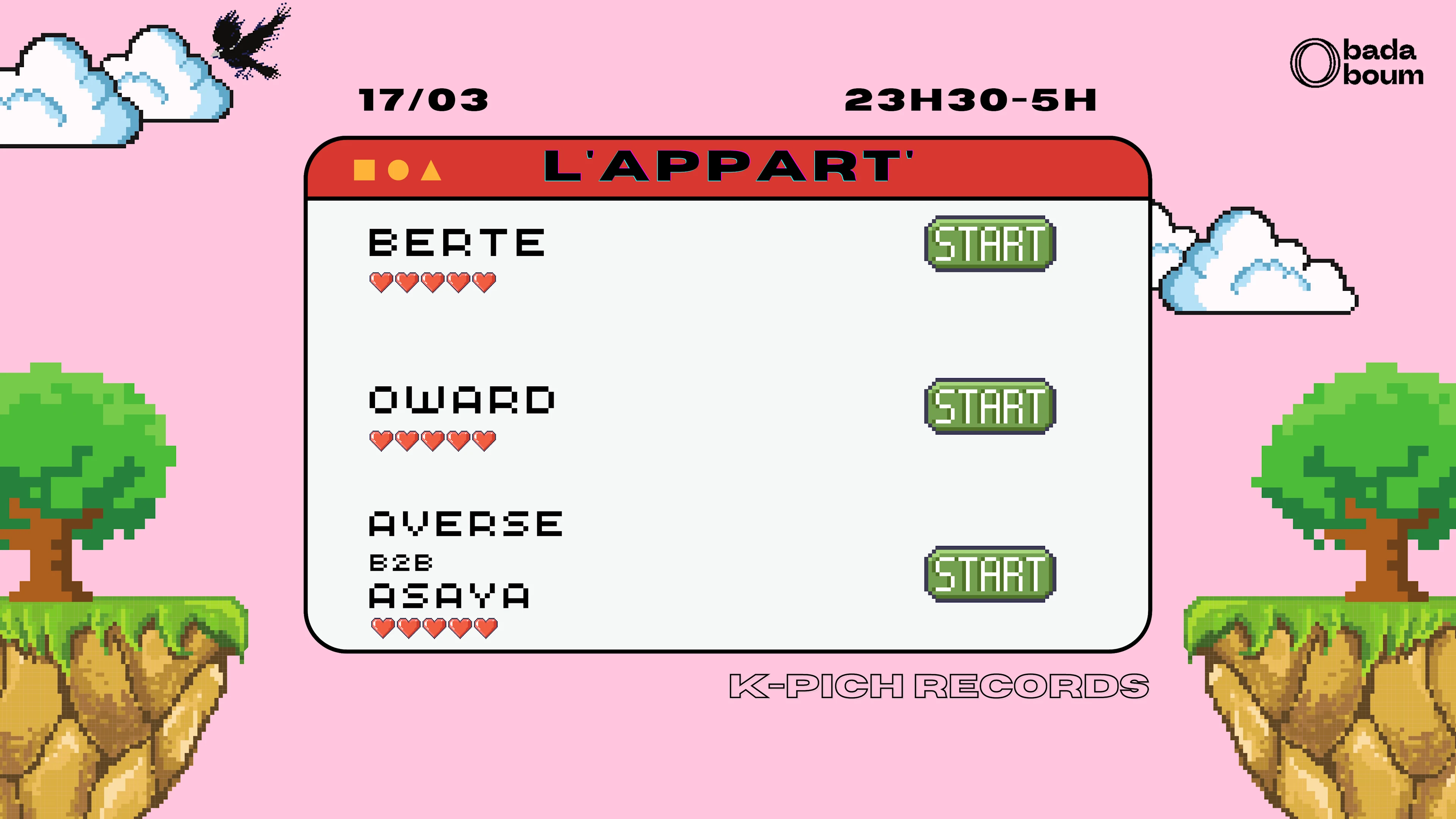 K-Pich Invests L’Appart’ - Oward, Berte Cover