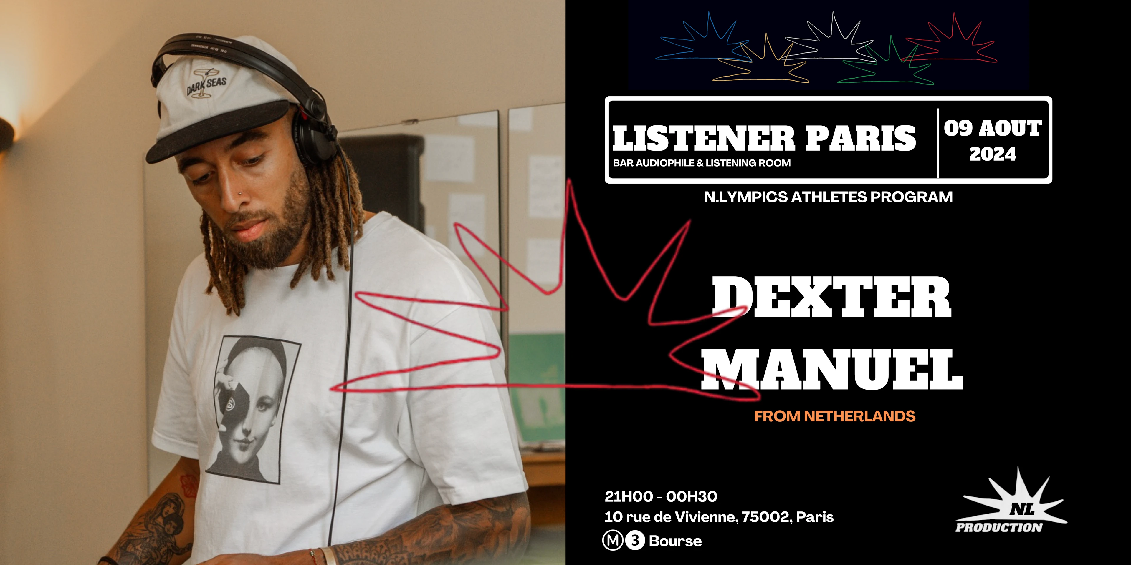 Netherlands To Paris : Dexter Manuel At Listener Paris Cover