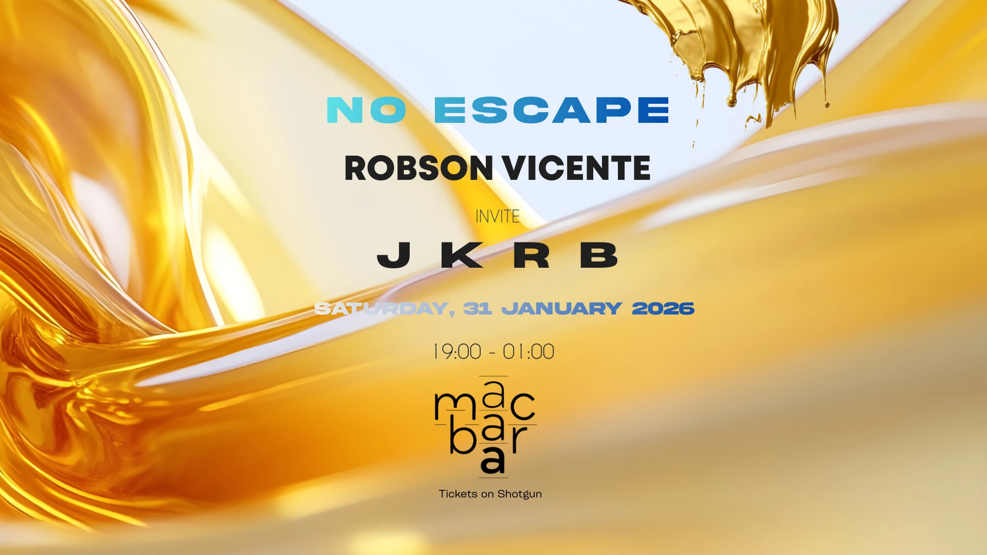 No Escape - Robson Vicente Invite Jkrb Cover