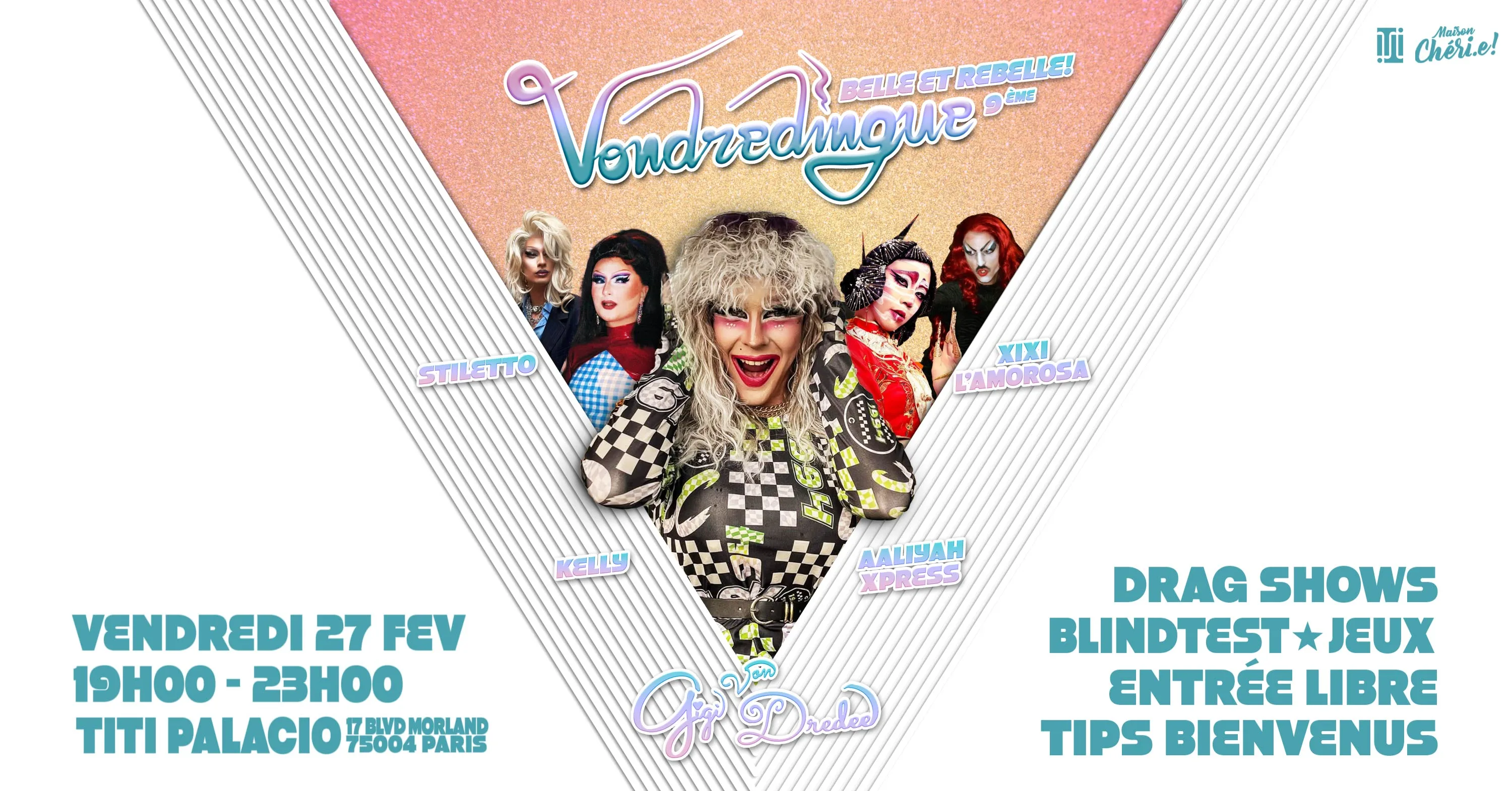 Drag Shows & Games: La Vondredingue: Belle & Rebelle! Cover
