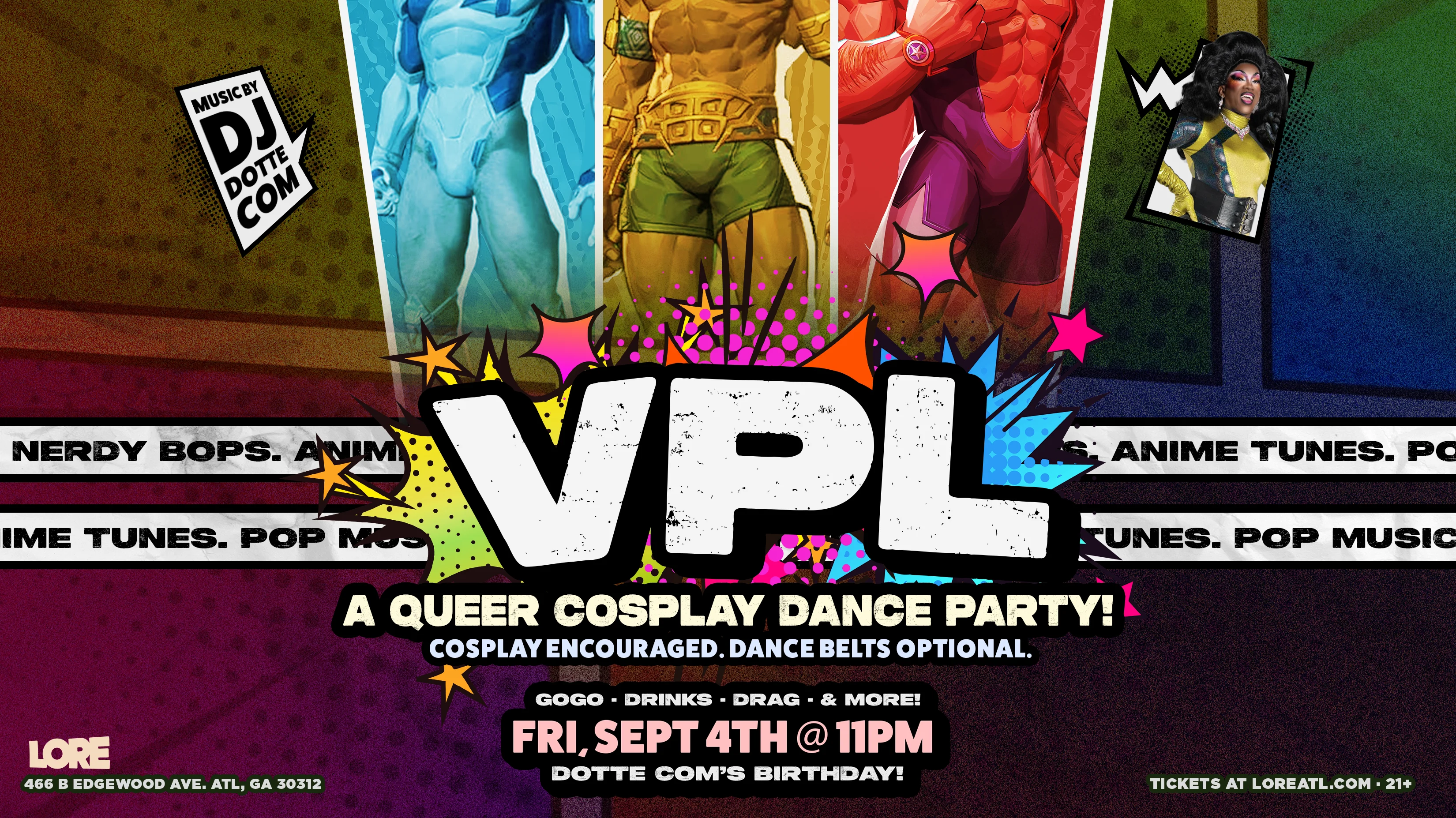 Vpl - A Queer Cosplay Dance Party Cover