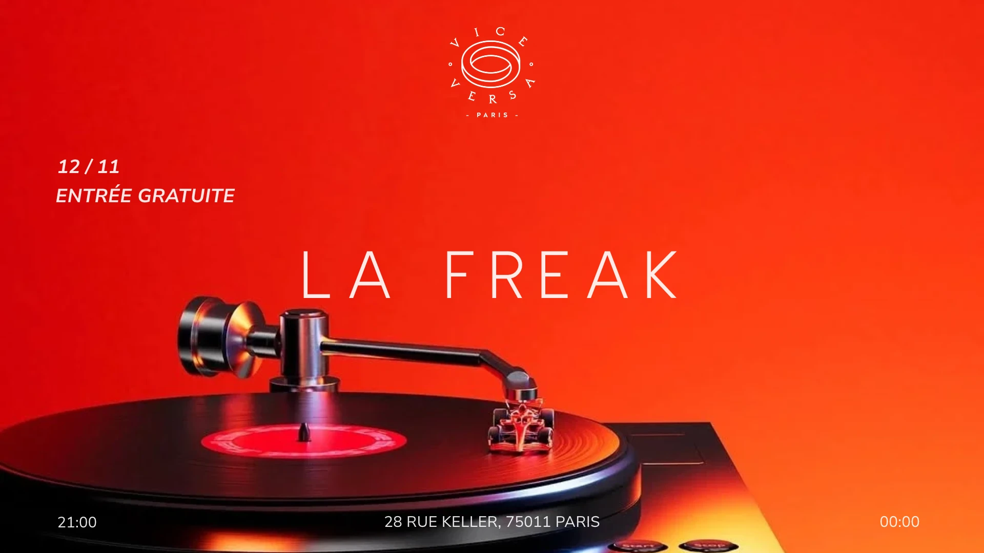 La Freak - Vinyl Bar Cover
