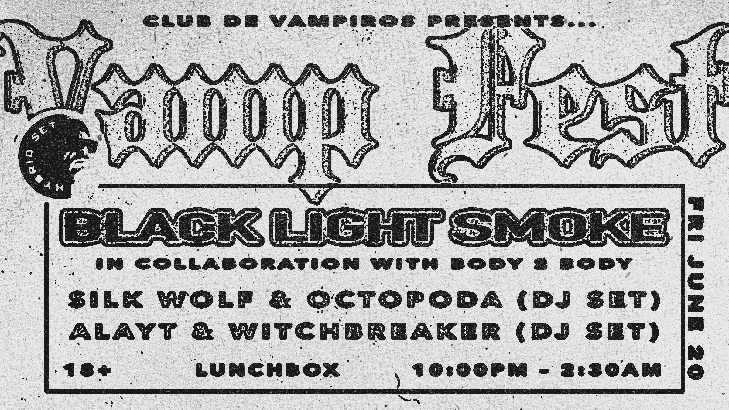 Club De Vampiros Presents... Black Light Smoke (Hybrid Set) Cover