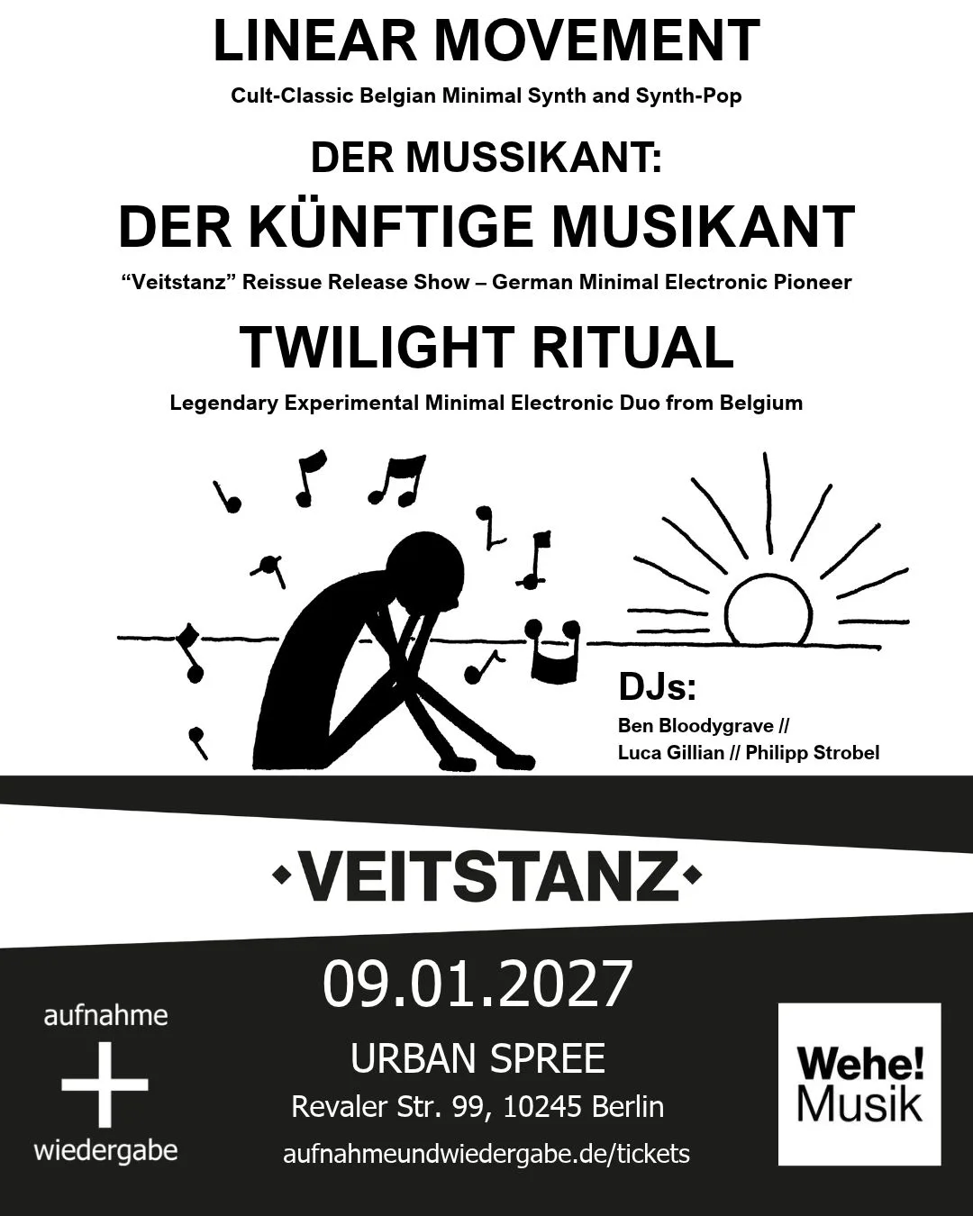 Linear Movement + Der Künftige Musikant + Twilight Ritual Cover
