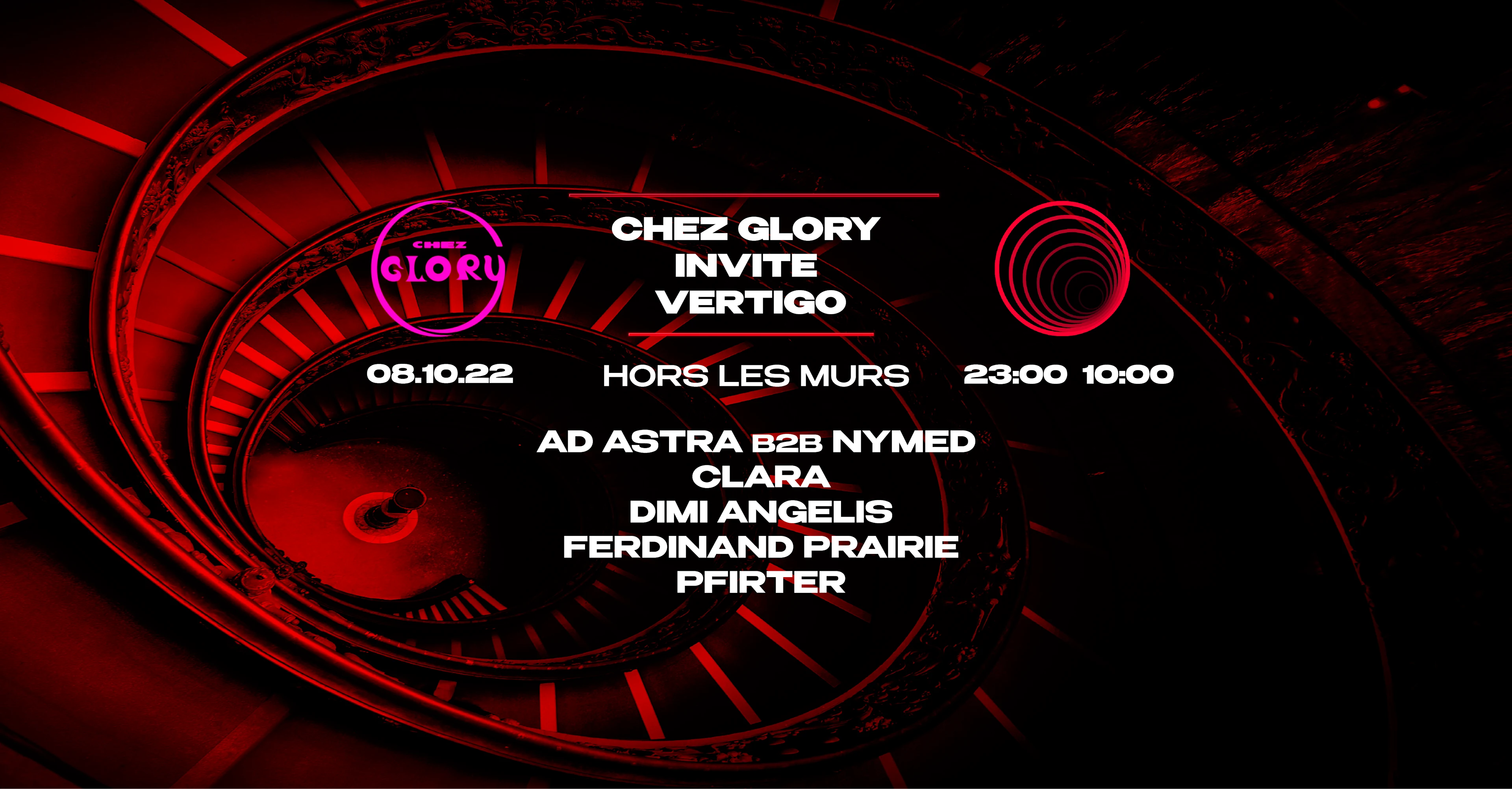 Chez Glory Invite Vertigo Cover