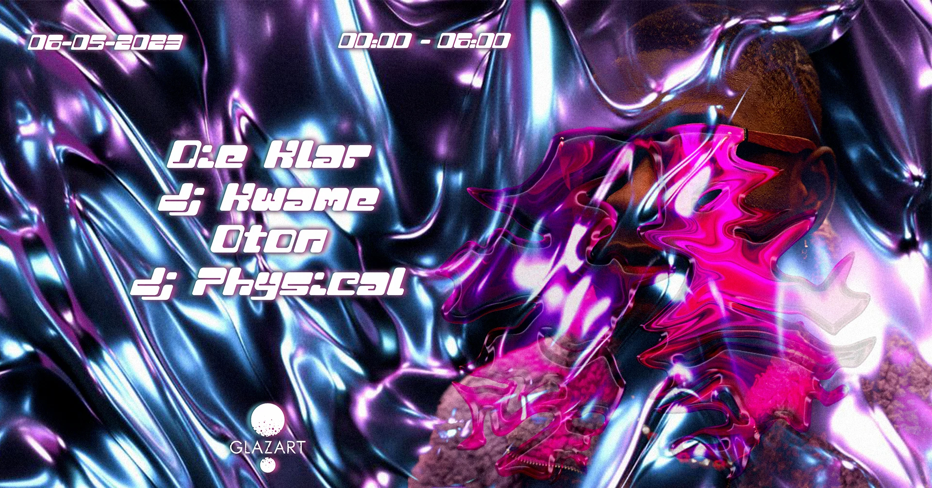 Glazart : Die Klar, Dj Kwame, Dj Physical & Oton Cover