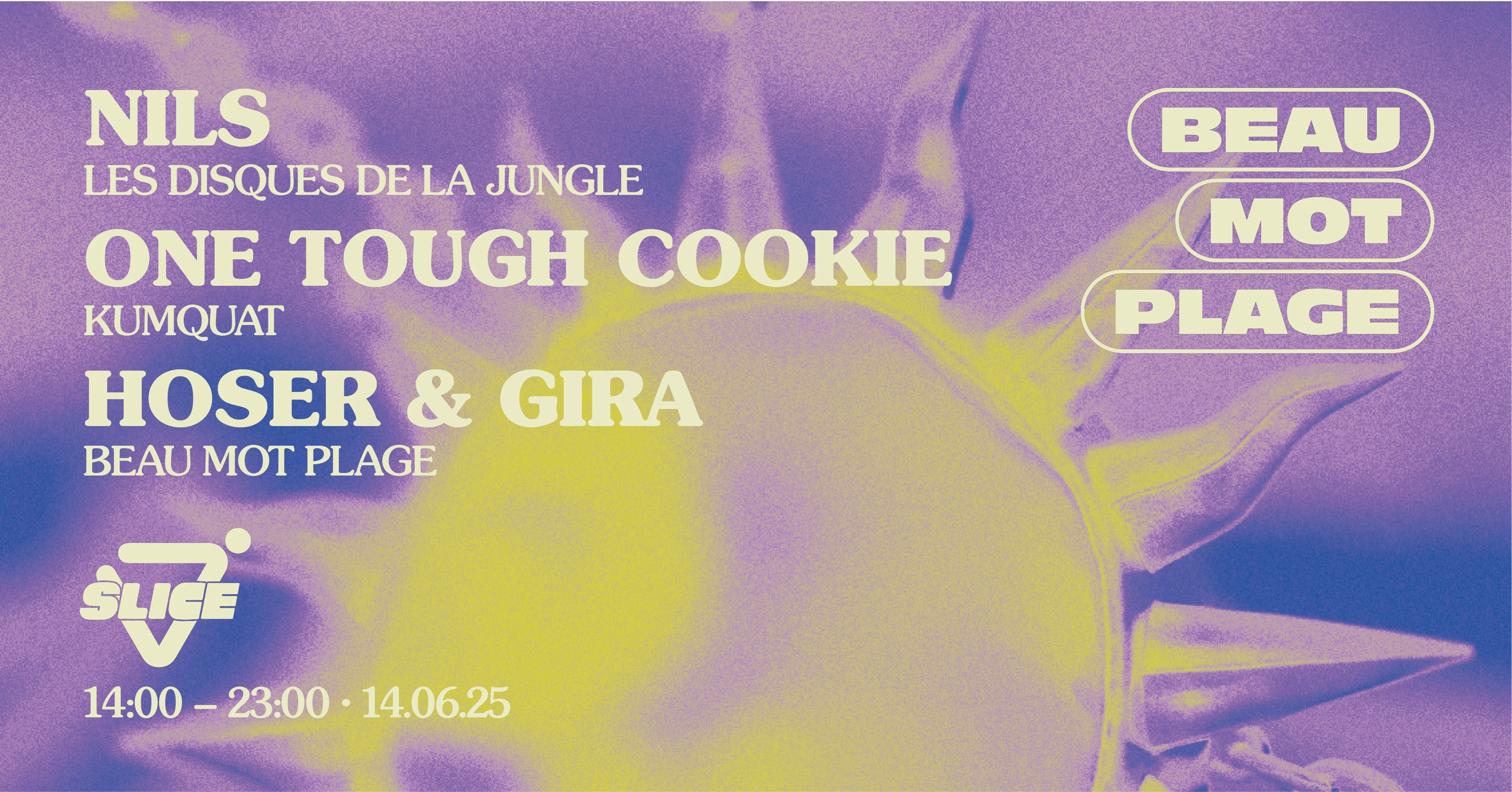 Beau Mot Plage X Slice Open Air Cover