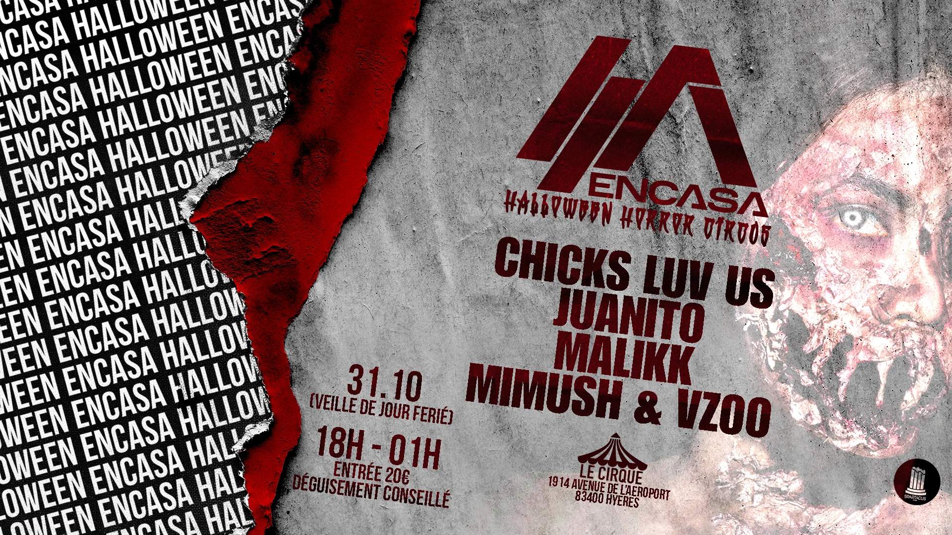 Encasa Halloween Horror Circus - Closing Le Cirque 2021 Cover