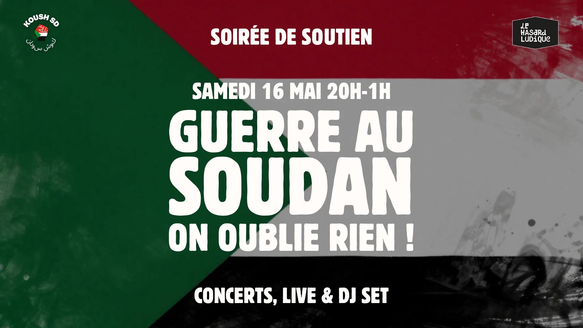 On Oublie Rien - Soirée De Soutien Au Soudan Cover