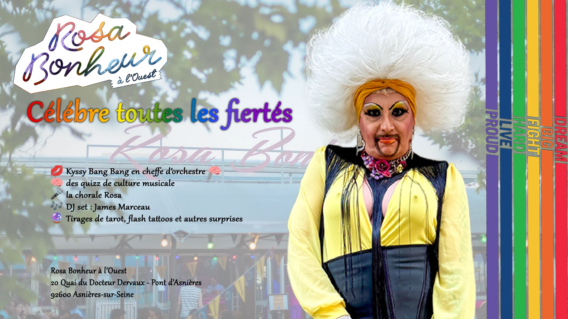 Le Rosa Bonheur À L'ouest Célèbre Toutes Les Fiertés Cover