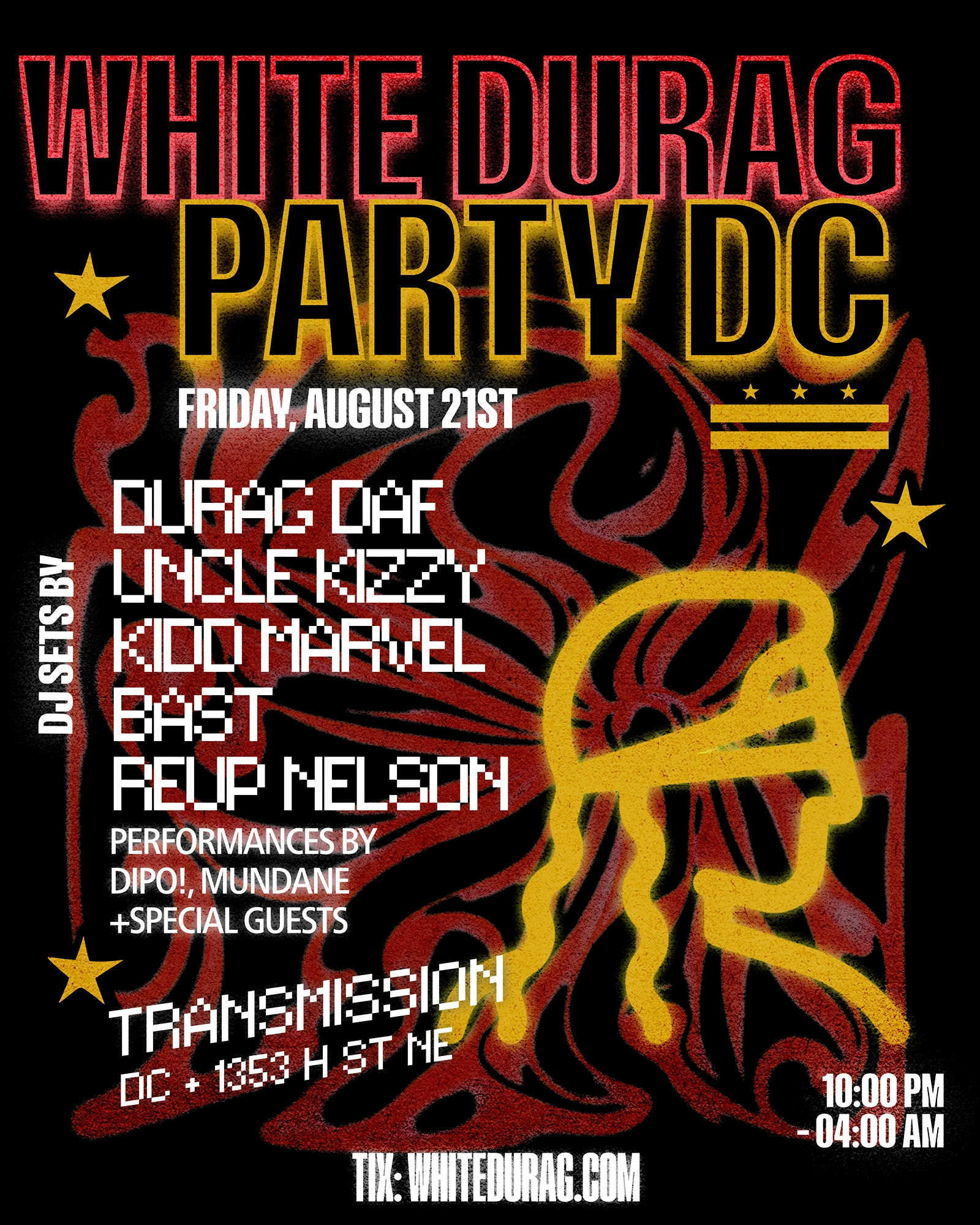 White Durag Party DC Cover