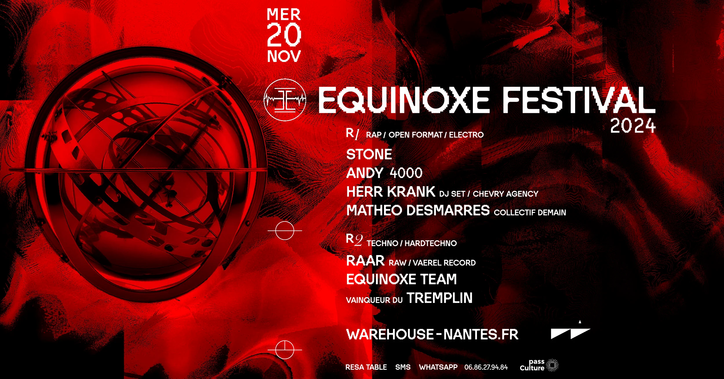 Équinoxe Prés. Stone, Andy 4000 & More - Warehouse Nantes Cover