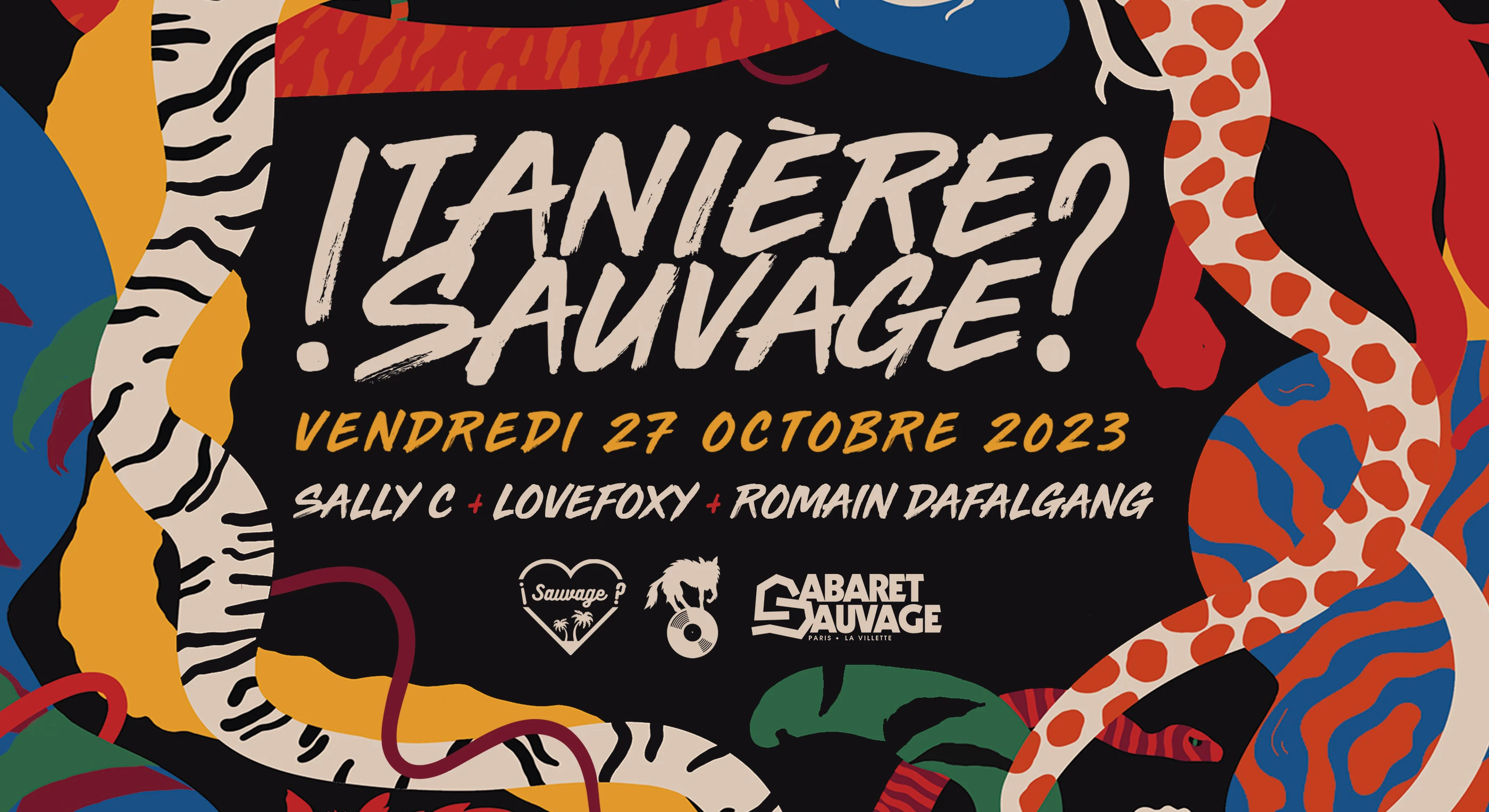 ¡Tanière Sauvage?: Sally C, Lovefoxy, Romain Dafalgang Cover