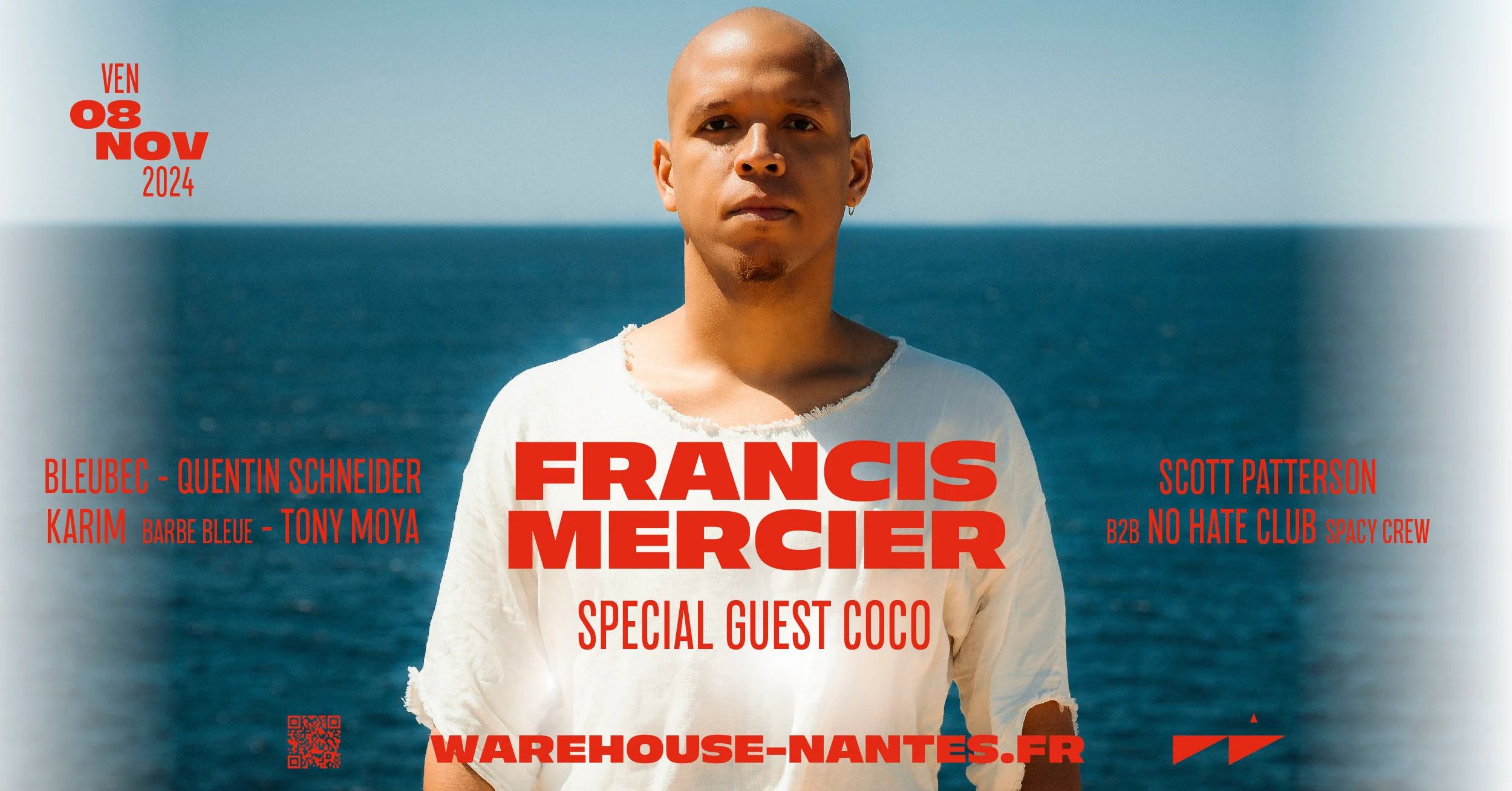 Francis Mercier + Spécial Guest Coco - Warehouse Nantes Cover