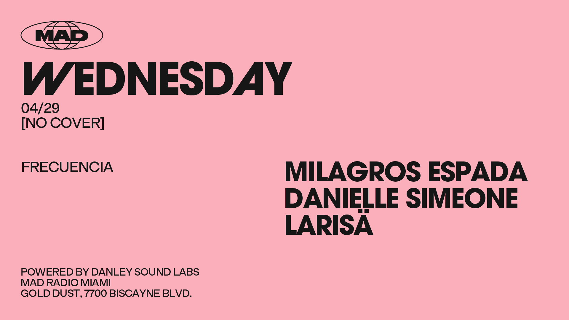 Frecuencia: Milagros Espada, Danielle Simeone, Lärisa Cover
