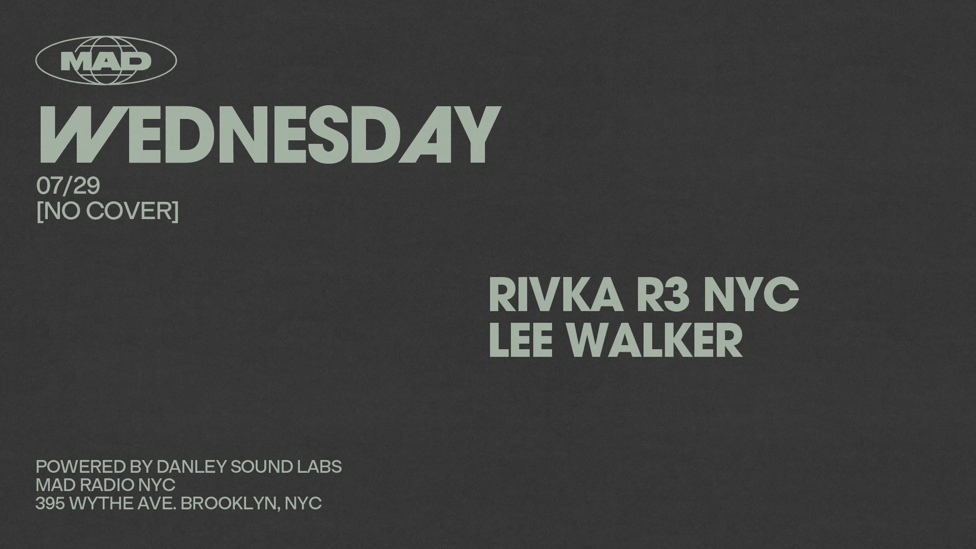 Rivka R3 Nyc / Lee Walker Cover