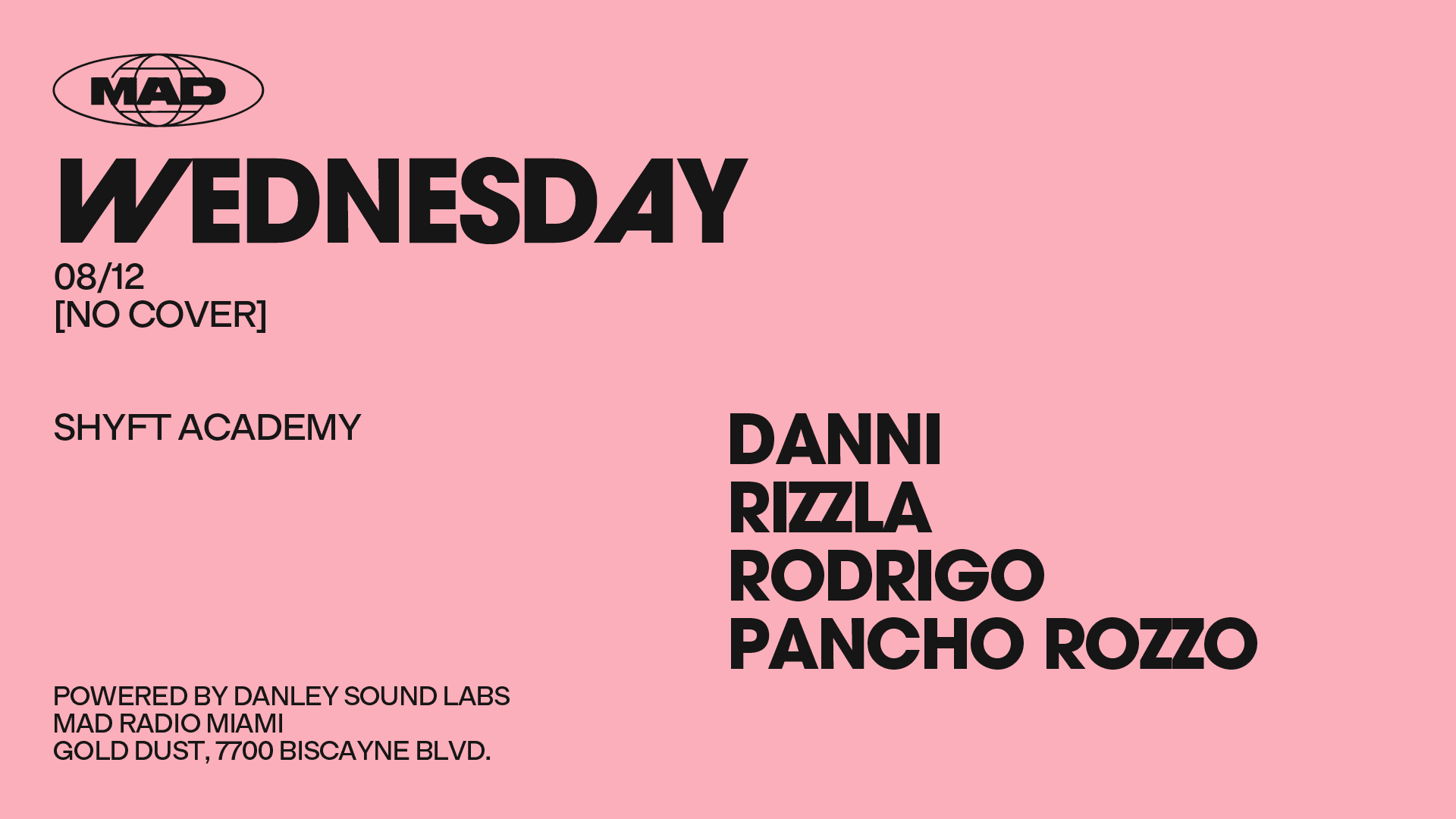 Shyft Academy: Danni / Rizzla / Rodrigo / Pancho Rozzo Cover