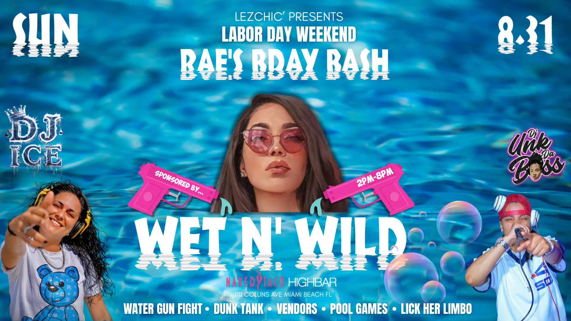 Wet N Wild Rooftop Pool Party Cover