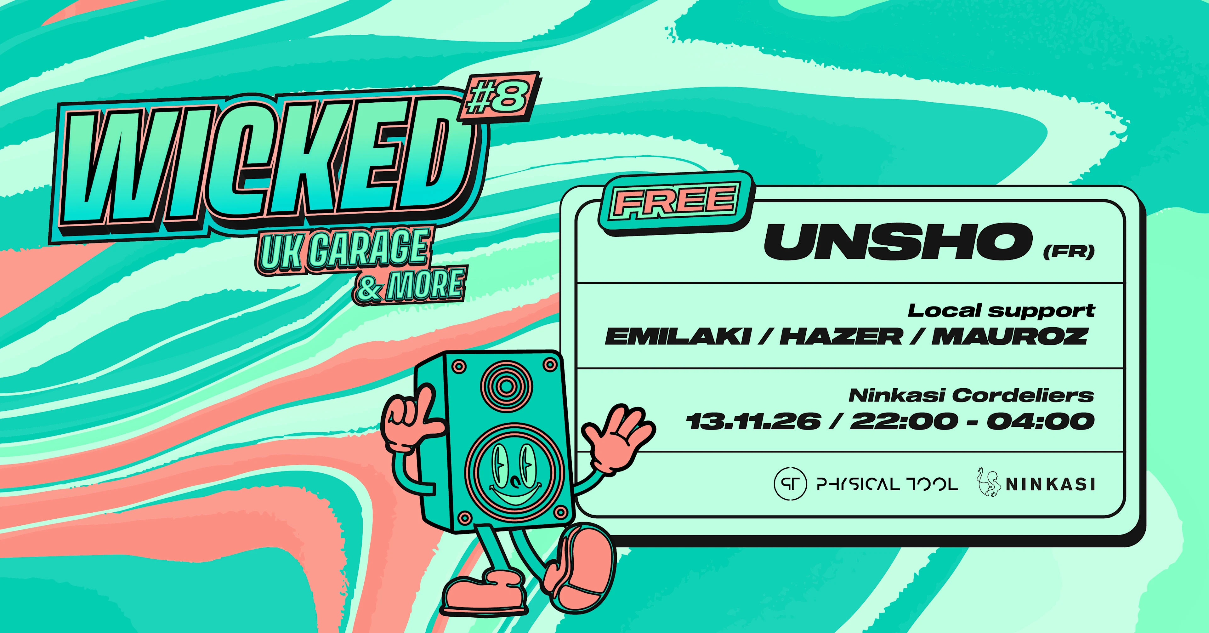 Wicked #8 - Unsho (Fr) [Uk Garage Night & More] Cover