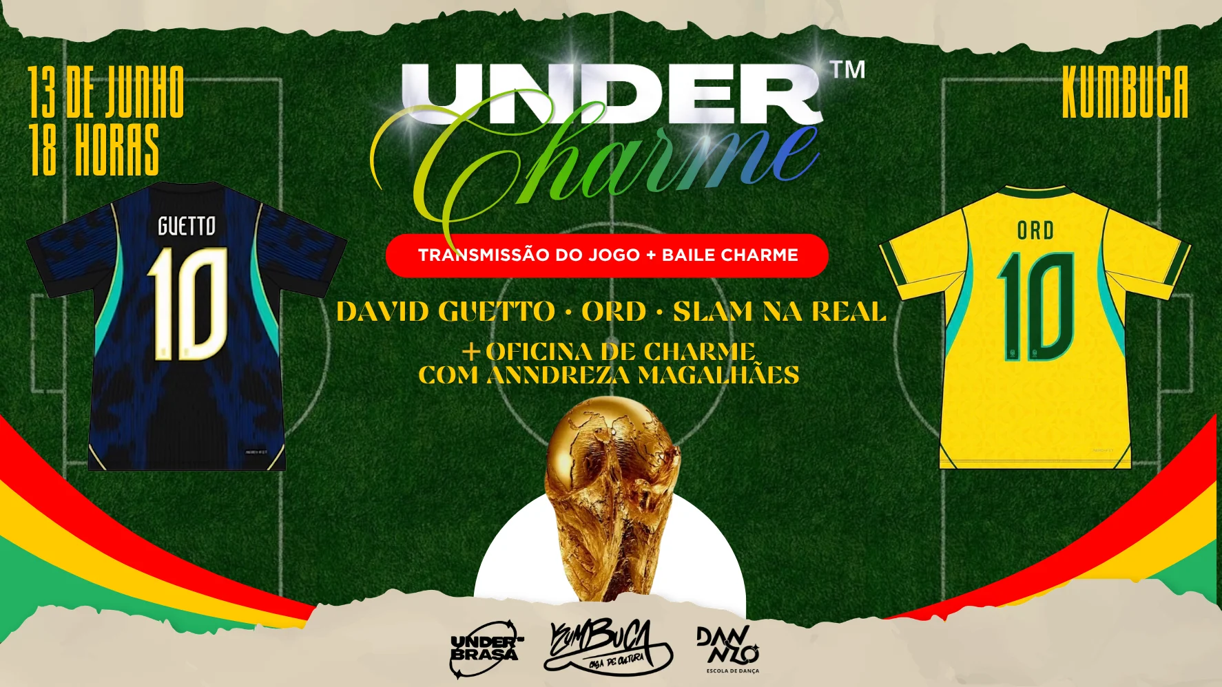 Under Charme + Transmissão Da Copa Cover