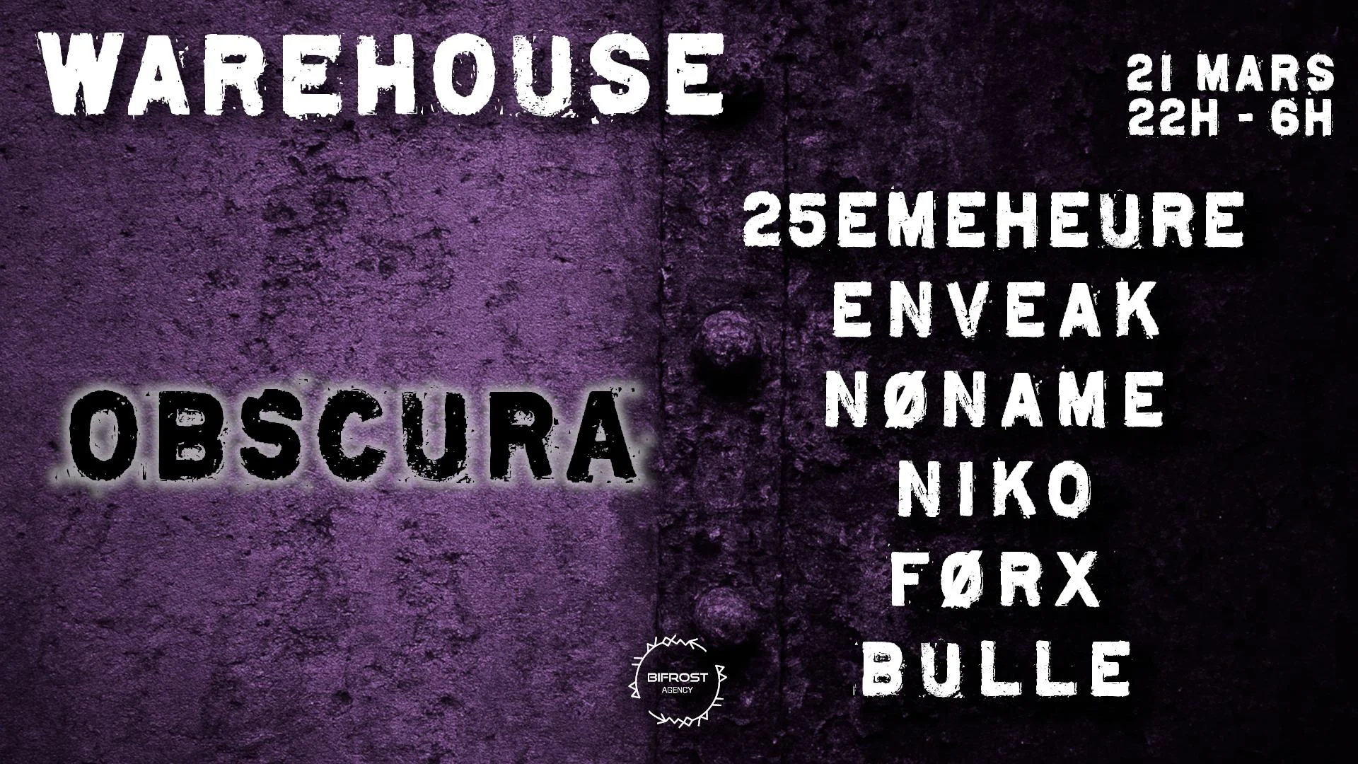 Warehouse - Obscura Cover