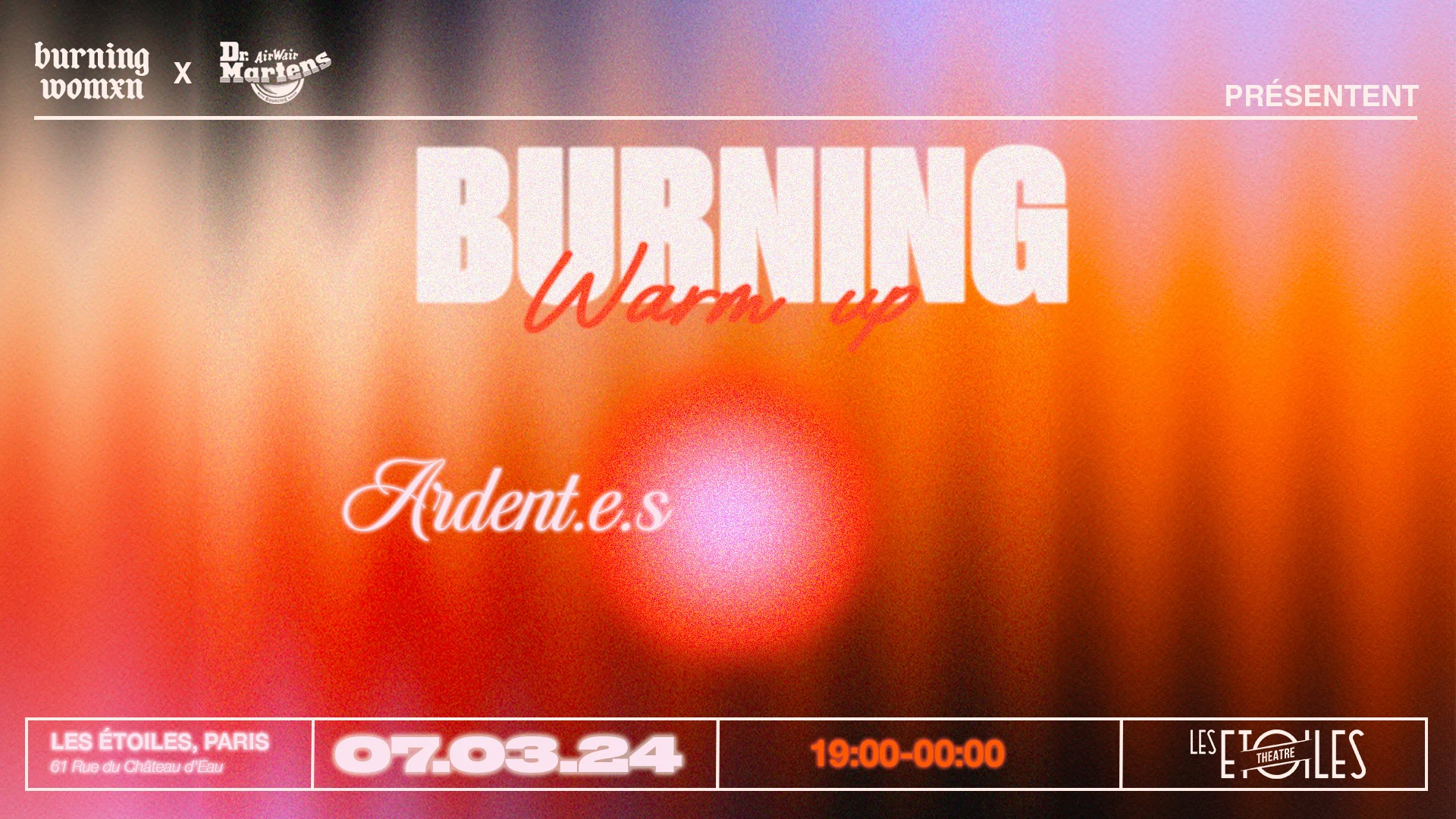 Burning Warm Up Ardent.E.S Cover
