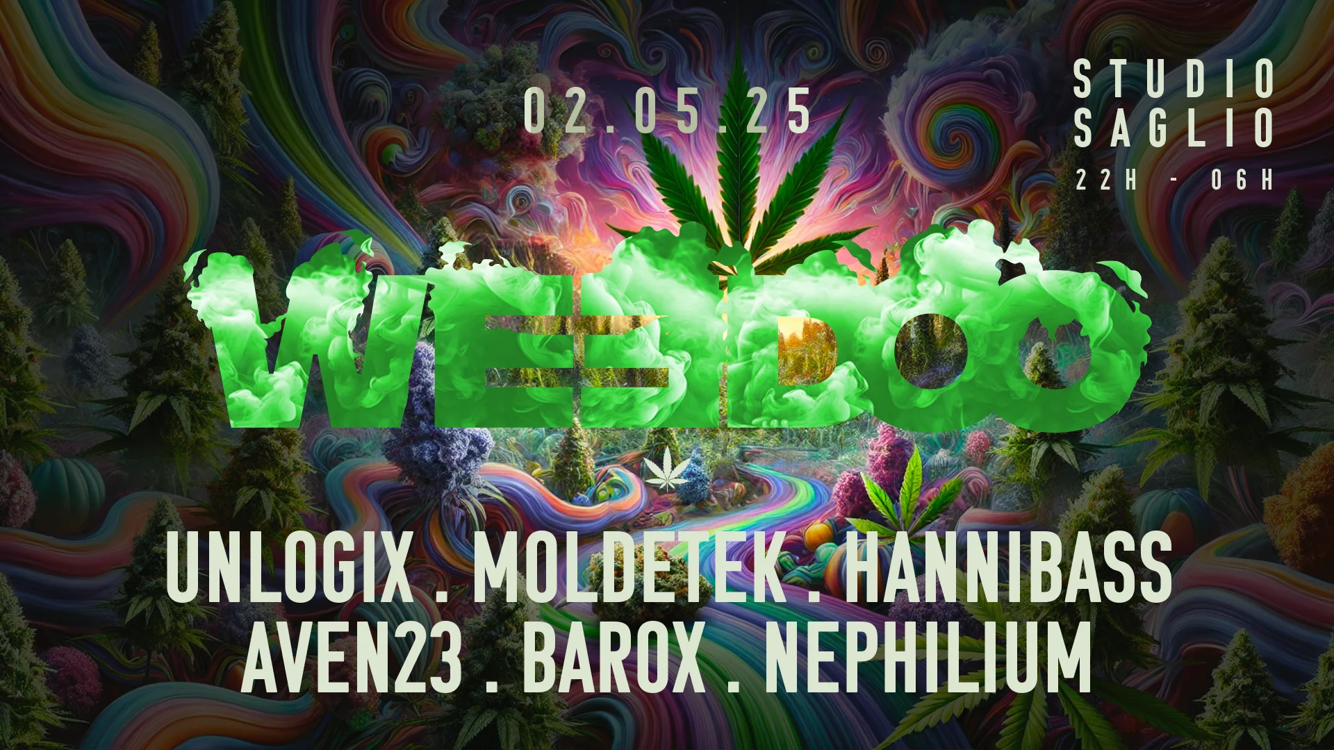 Weedoo W/ Unlogix, Moldetek, Hannibass & More ! Cover