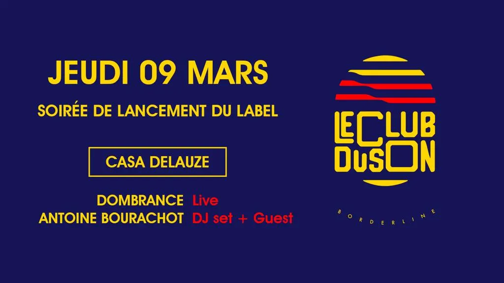 Soirée De Lancement Du Label Le Club Du Son Cover