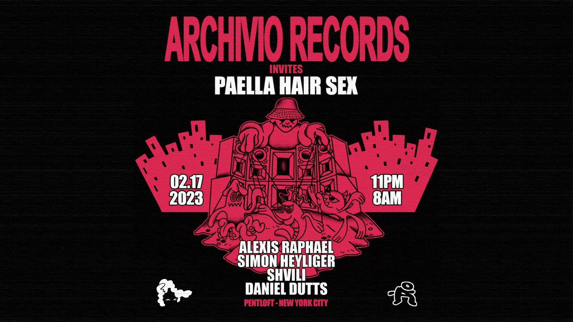 Archivio Records Invites Paella Hair Sex Cover