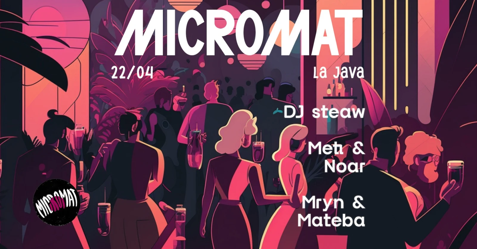 Micromat X La Java: Dj Steaw, Kumquat, Mryn & Mateba Cover