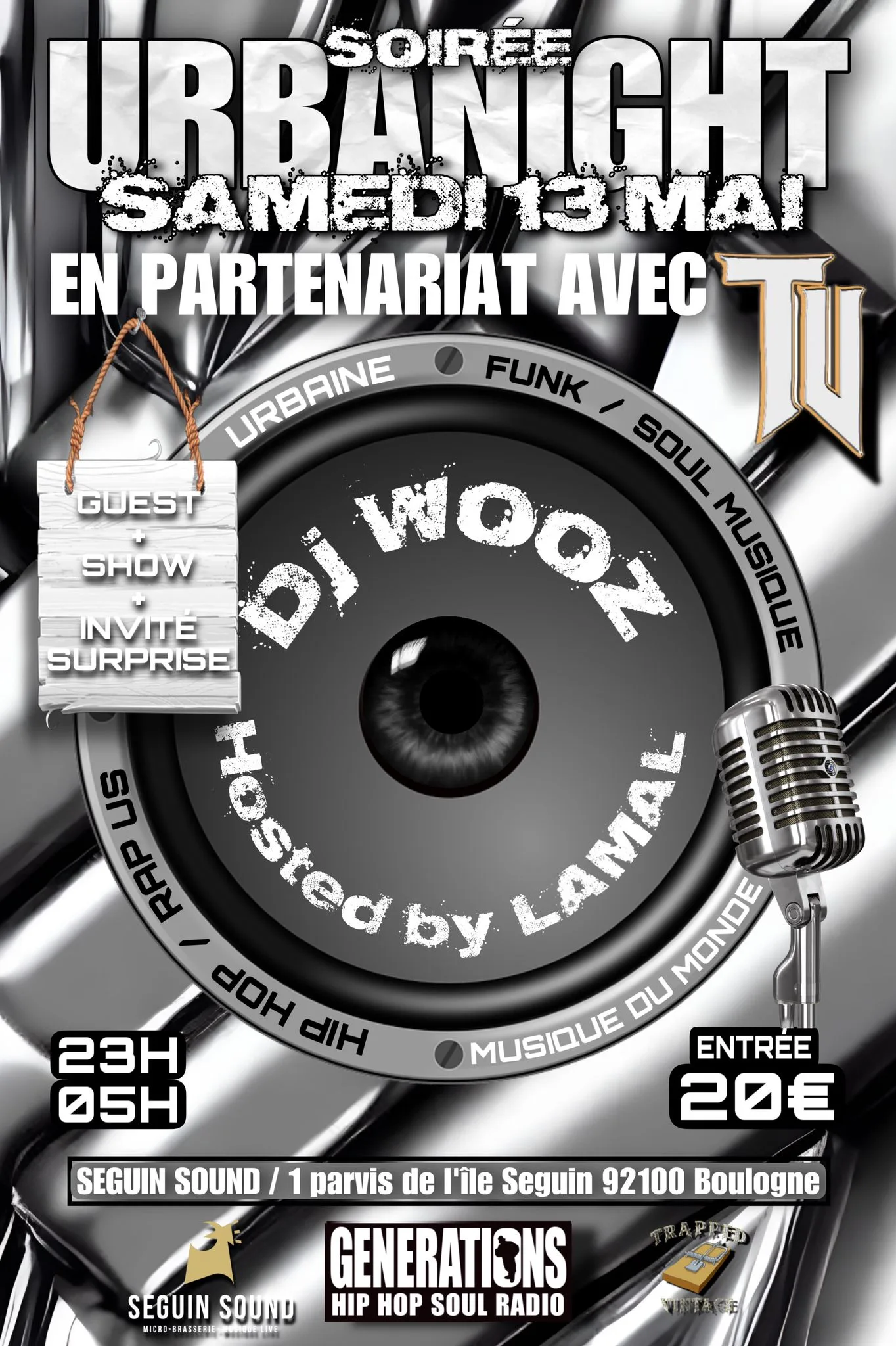 Urban Night - Radio Génération Hip Hop Soul Cover